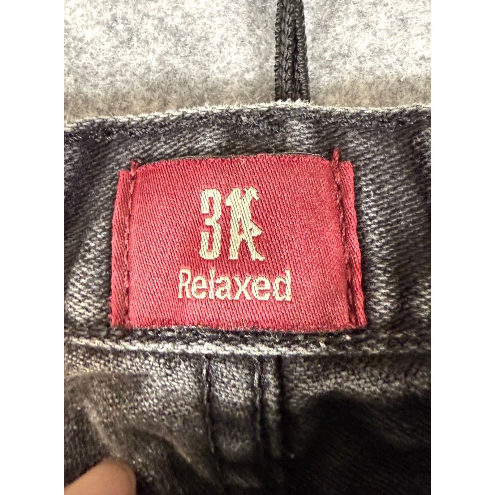 Wrangler Wrangler Cowboy Cut Jeans Mens 35x32 Gray Denim Relaxed Fit 90s Western Pockets Jeans Regular Mens Size US 35 - 6 Thumbnail