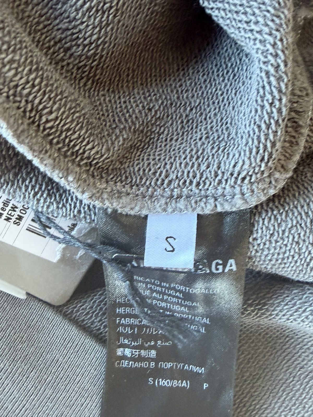 Balenciaga Balenciaga Medium Fit Logo Embroidered Pullover Hoodie Grey Size US M / EU 48-50 / 2 - 9 Thumbnail