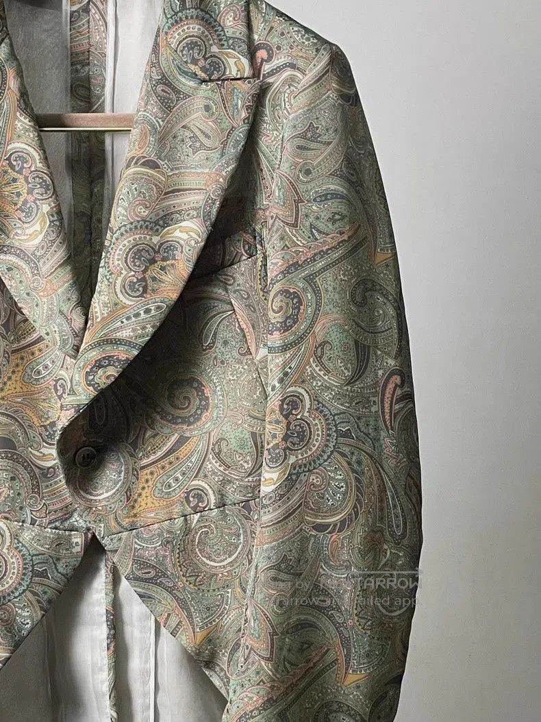 Comme des Garcons Comme Des Garcons 1995 Paisley Tailcoat. Size US M / EU 48-50 / 2 - 3 Thumbnail