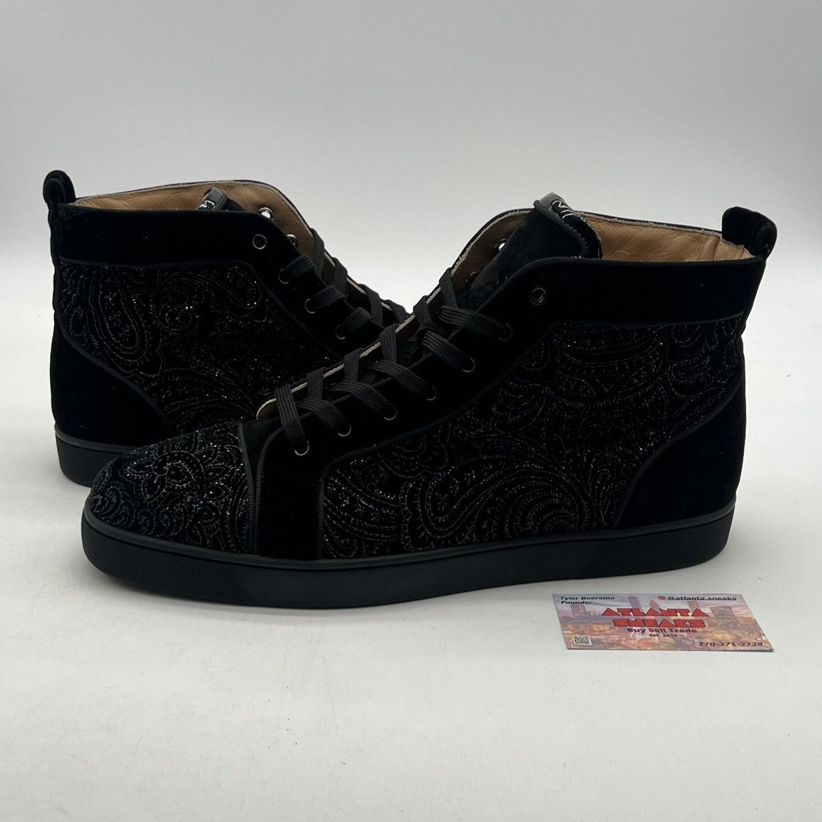 Louis Vuitton Christian Louboutin Louis Orlato High top sneakers Size US 13 / EU 46 - 1 Thumbnail