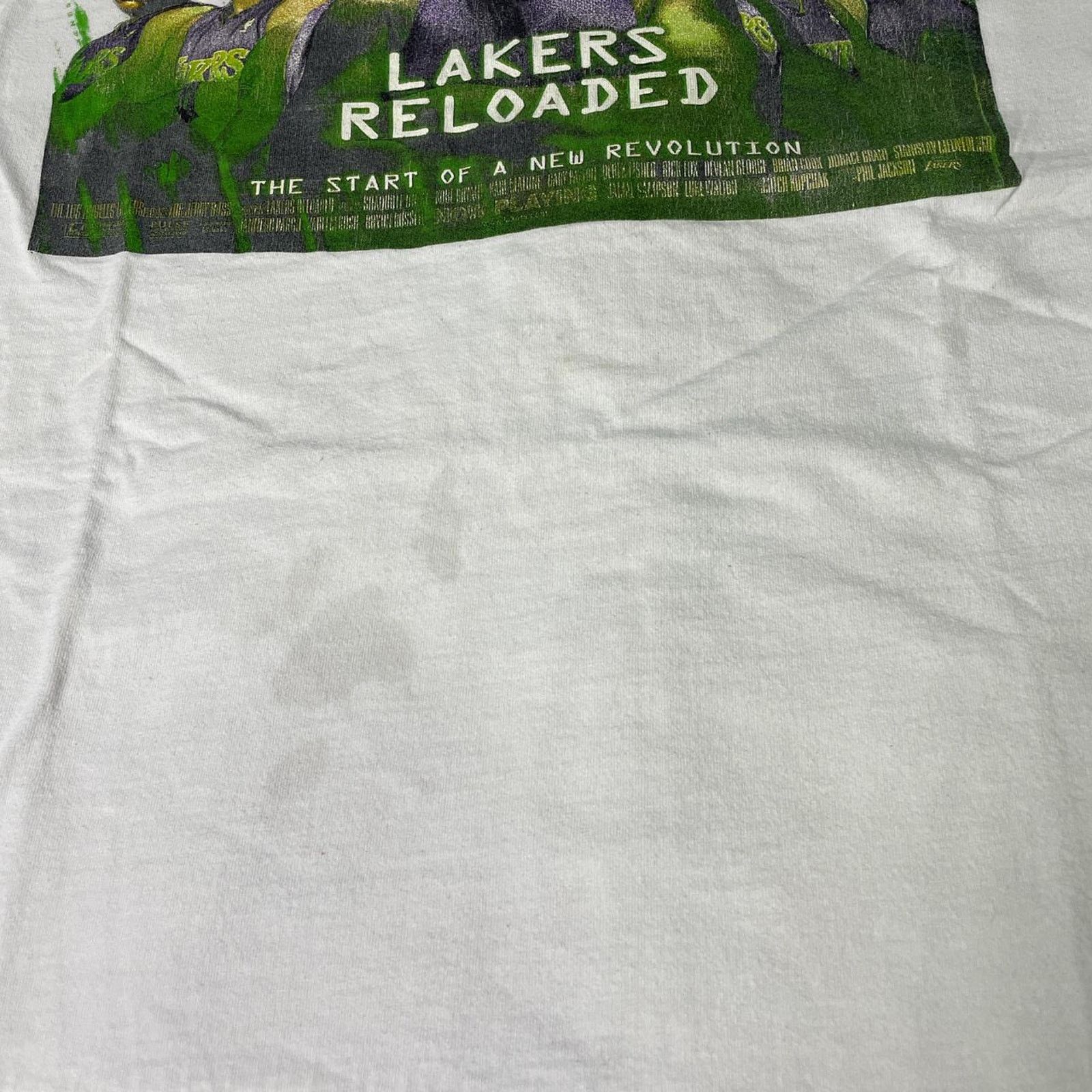 NBA × Vintage Vintage 2004 NBA Los Angeles Lakers Reloaded Kobe Shaq Tee Size US XL / EU 56 / 4 - 3 Thumbnail