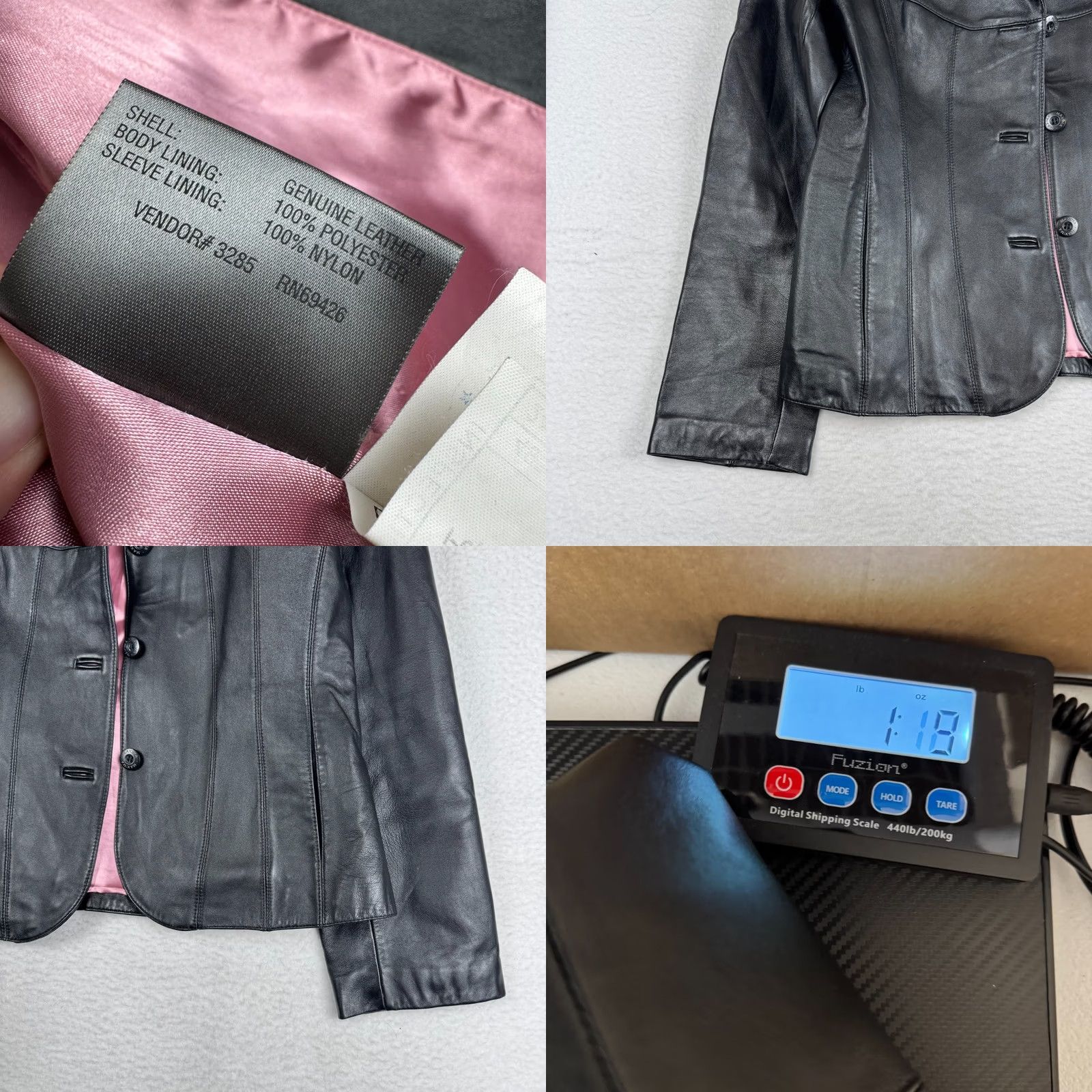 Vintage VINTAGE Wilsons Leather Coat Womens L Black Leather Mid-Length 90s Satin Pink Liner Regular Coat Mens Womens Girls Size L / US 10 / IT 46 - 8 Thumbnail