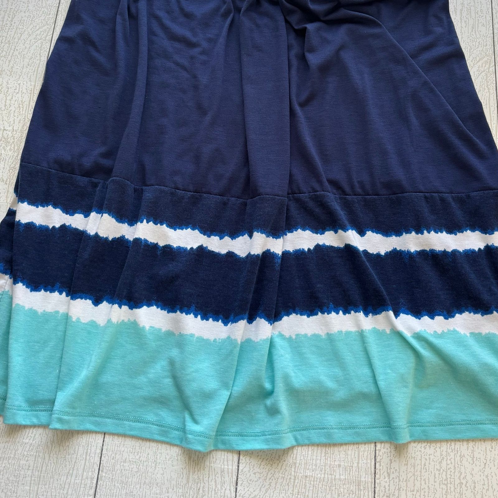 Other 1775 Blue Tie Dye Sundress Lightweight Summer Dress Size XL Size XL / US 12-14 / IT 48-50 - 8 Thumbnail
