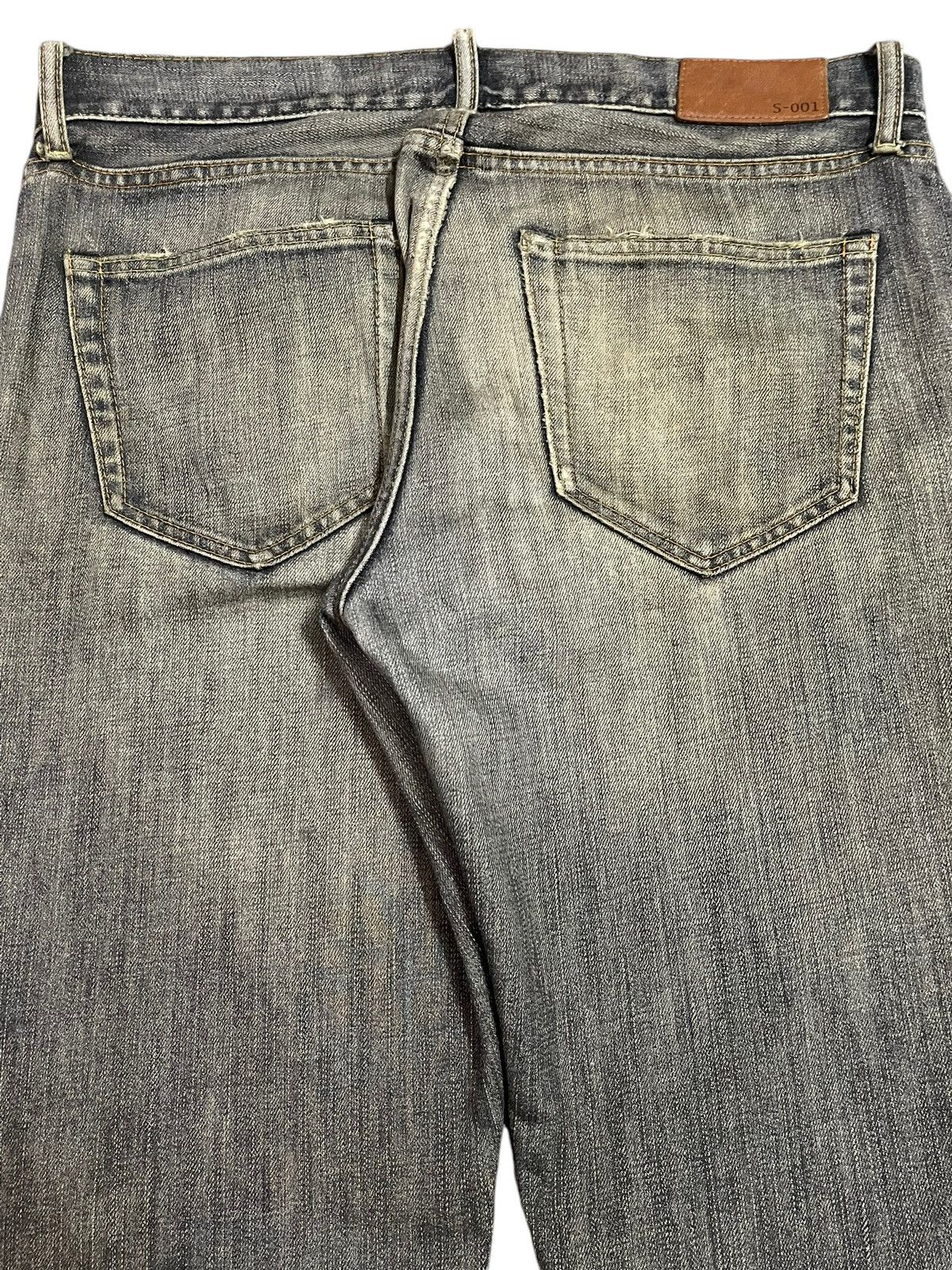 Uniqlo Vintage Japanese Uniqlo Mud Faded Wash Distress Style Jeans Size US 34 / EU 50 - 6 Thumbnail