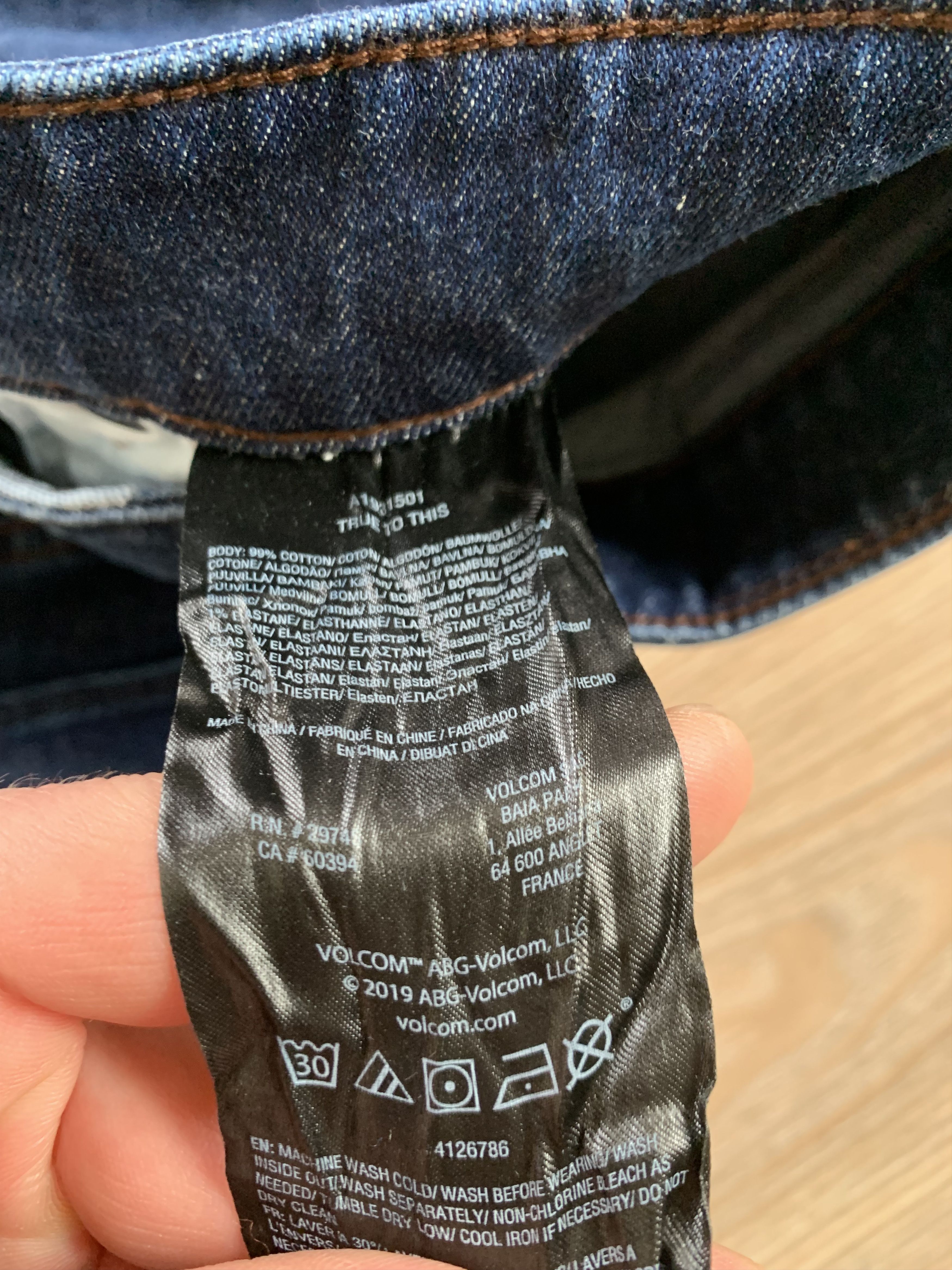 Vintage × Volcom Volcom Vorta Slim Straight Women’s Jeans Size 26" / US 2 / IT 38 - 10 Thumbnail