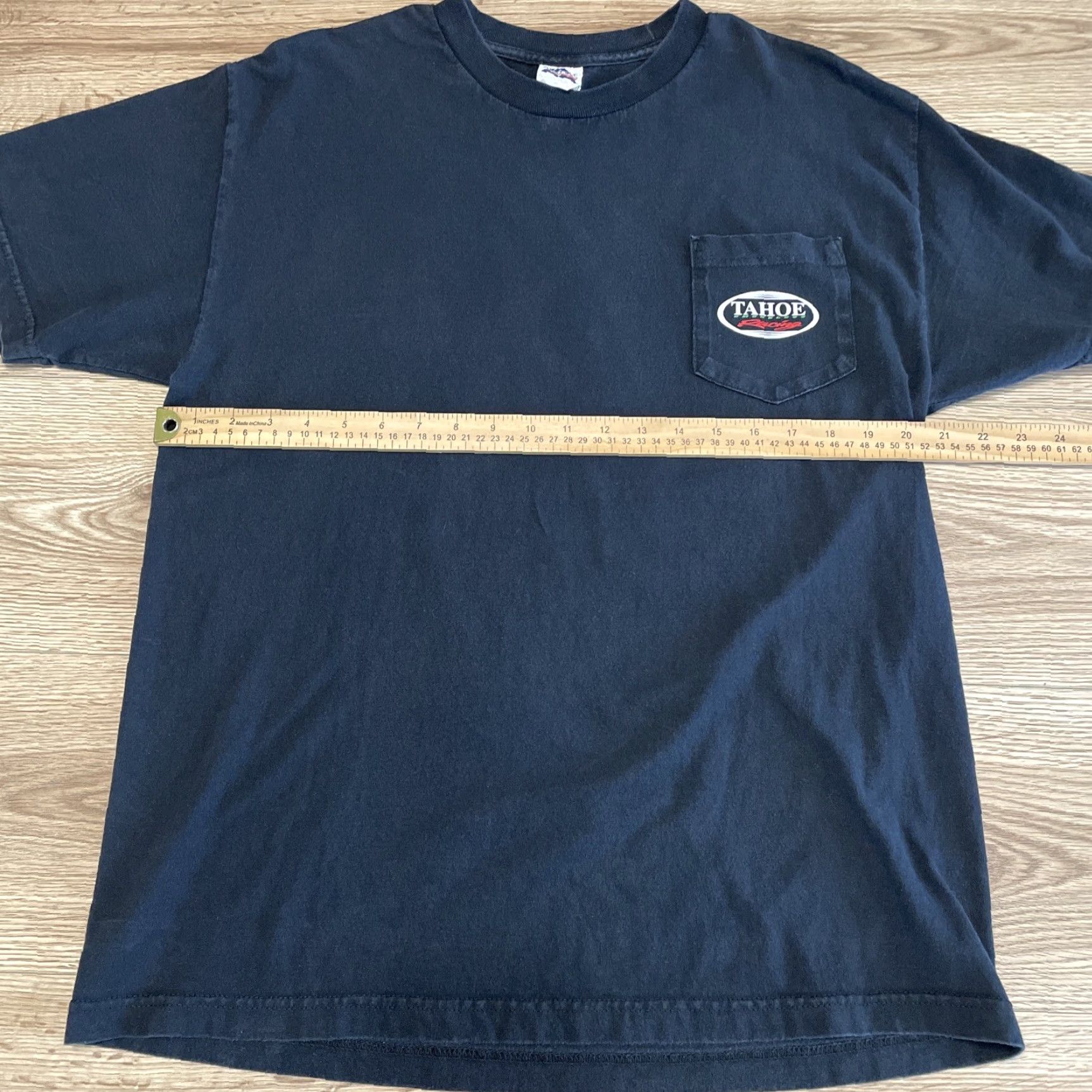 Vintage TAHOE RACING Alstyle T-Shirt Large Black Short Sleeve #56 Mens Size US L / EU 52-54 / 3 - 6 Thumbnail