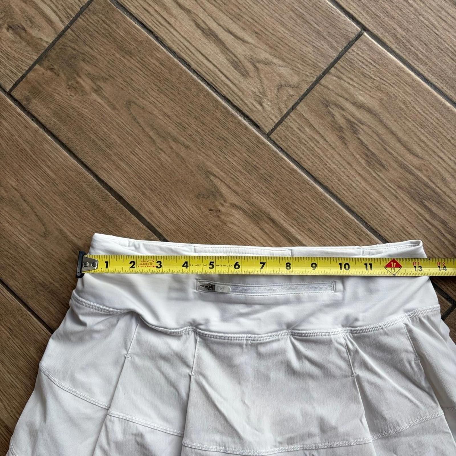Lululemon Lululemon White Yoga Mini Skirt Size 27" / US 4 / IT 40 - 8 Thumbnail