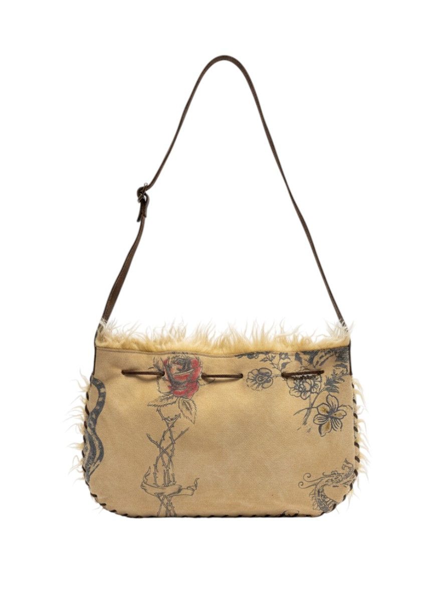 Roberto Cavalli S/S 2003 TATTOO MINI PURSE Size ONE SIZE - 2 Thumbnail