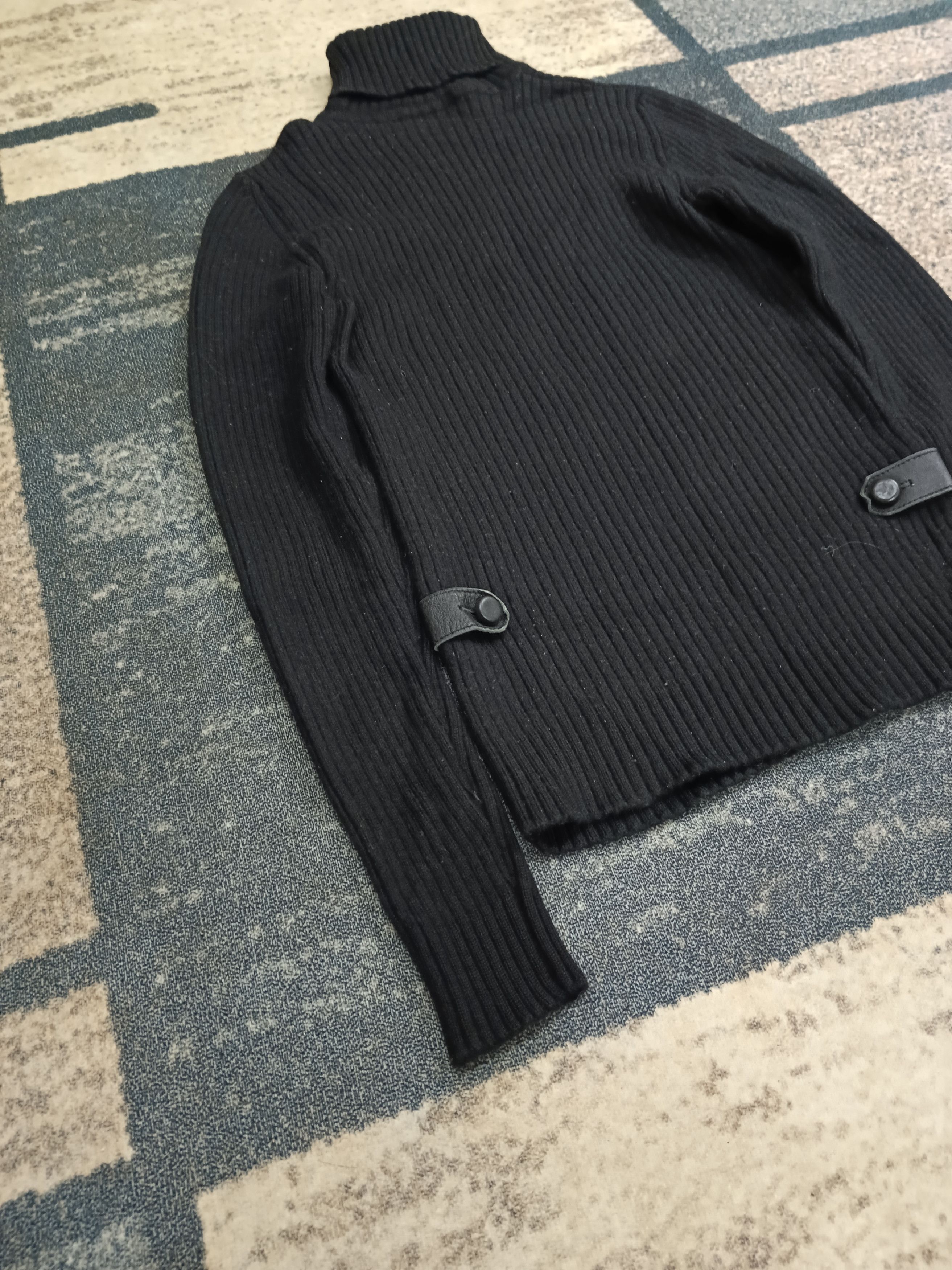 Bally BALLY TURTLENECK WOOL BLACK KINTWEAR(USA38)) Size S / US 4 / IT 40 - 3 Thumbnail