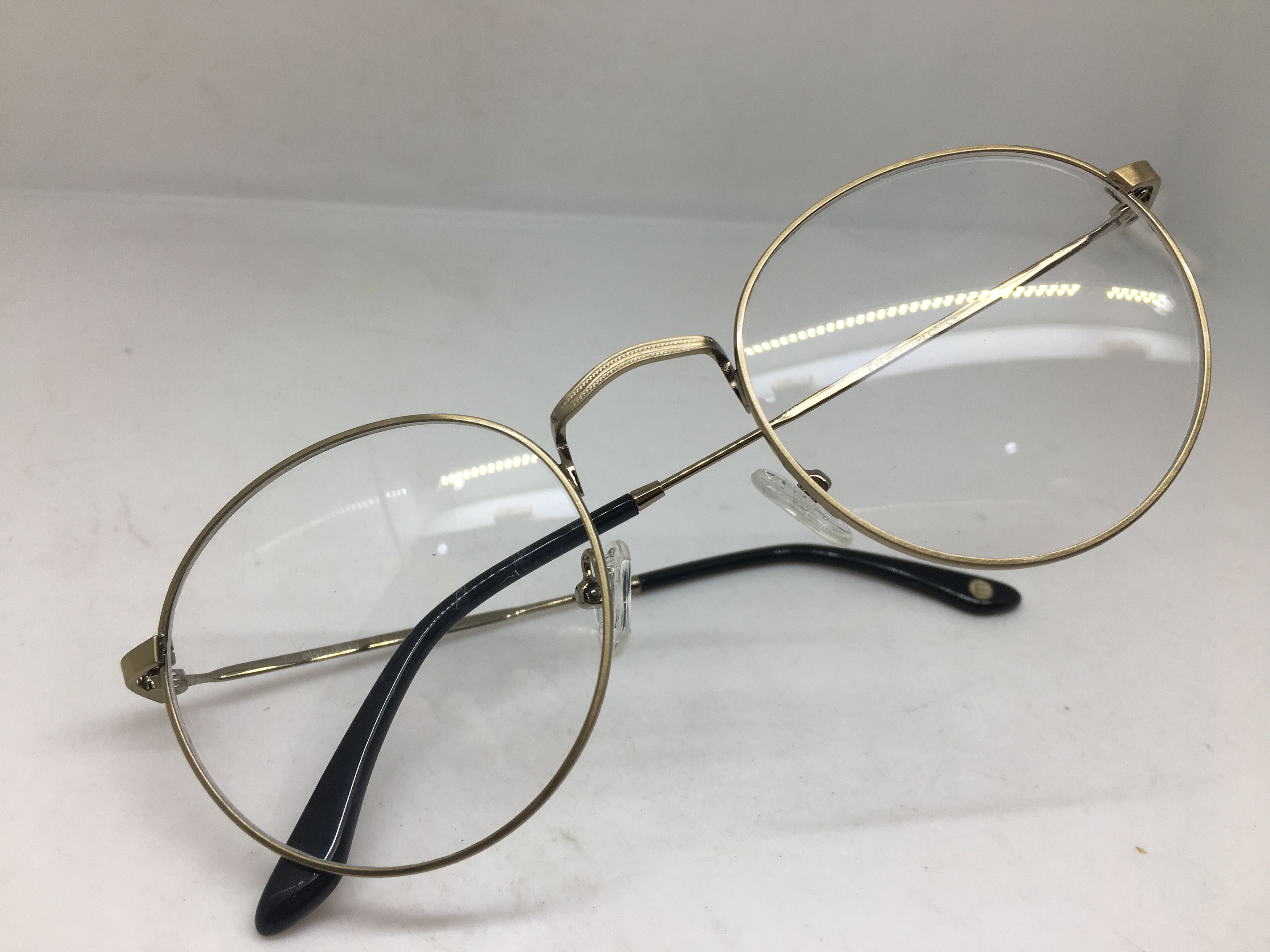 Other Eyebuydirect Disclosure Gold Round Eyeglasses Frame Size ONE SIZE - 8 Thumbnail