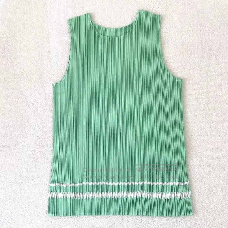 Issey Miyake Issey Miyake SIZE:3 Green Midi Skirt Size 23" - 6 Thumbnail