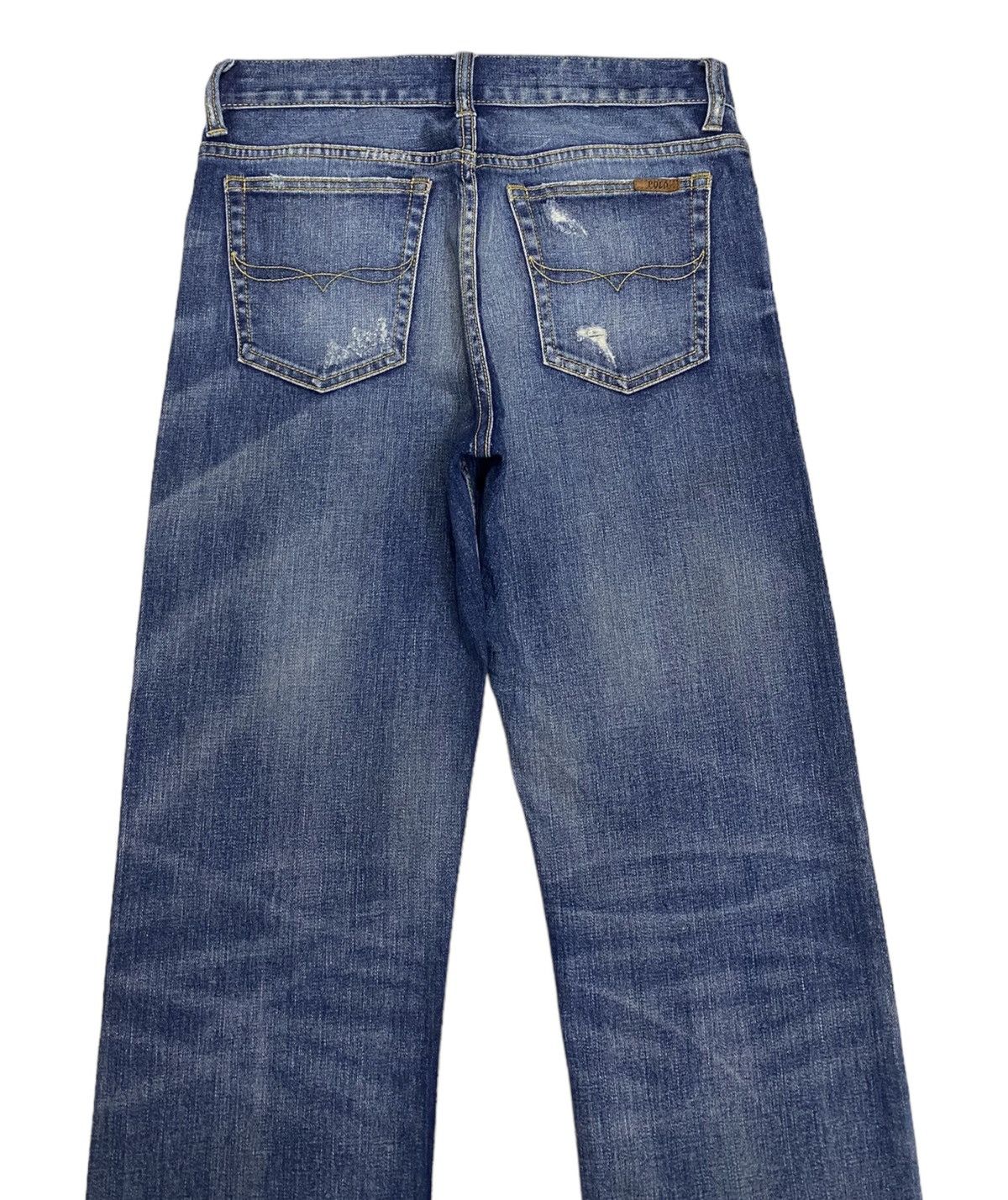 Polo Ralph Lauren POLO RALPH LAUREN DISTRESSED SLIM FIT DENIM JEANS Size US 28 / EU 44 - 5 Thumbnail