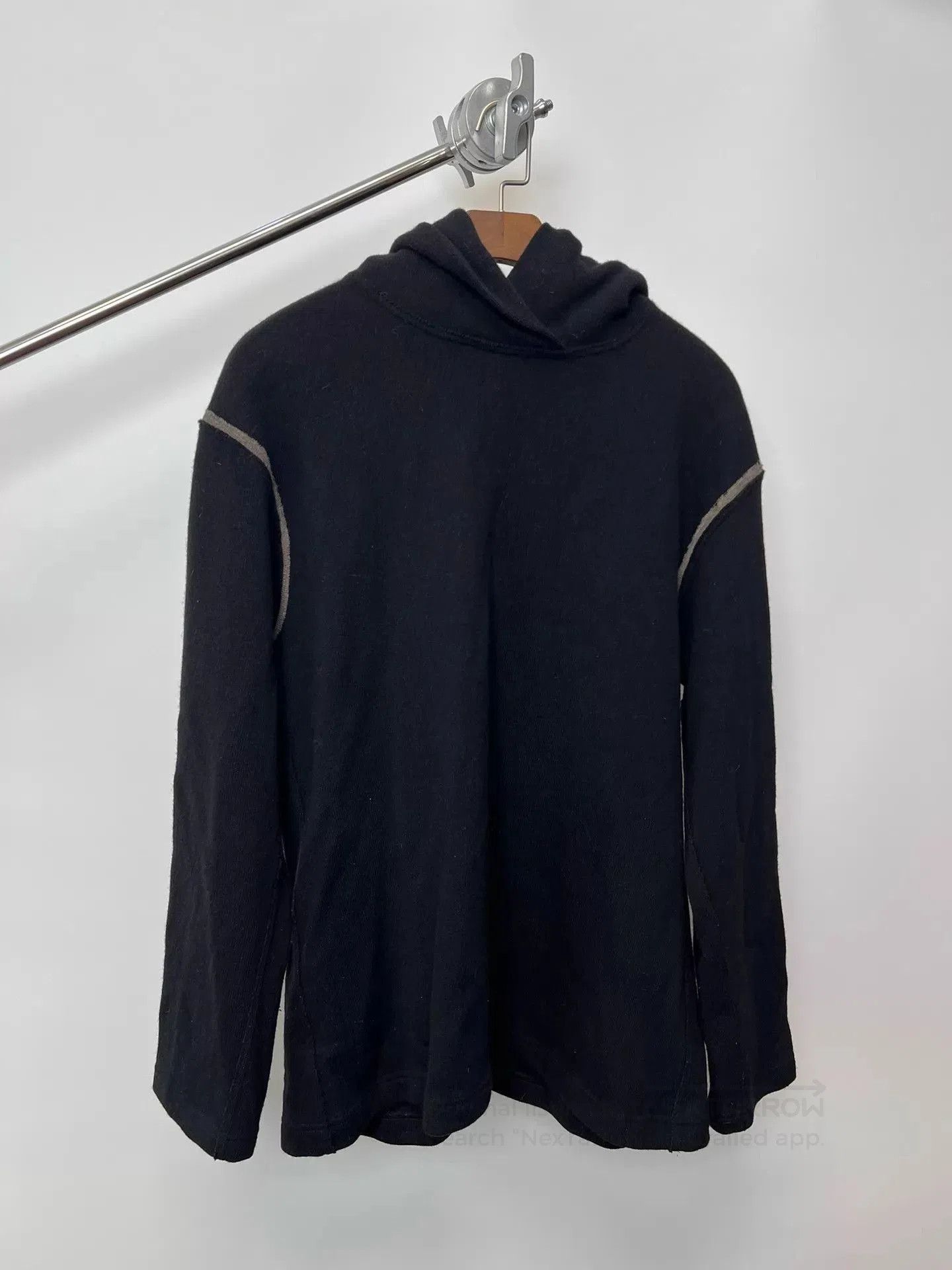 Yohji Yamamoto Black Cowl Neck Long Sleeve Hoodie. Size US L / EU 52-54 / 3 - 2 Thumbnail