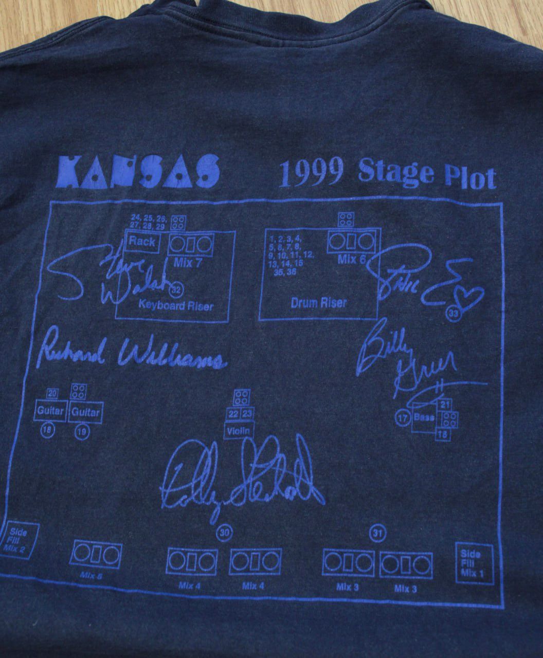 Band Tees 🔥 1999 Kansas 25th Anniversary Tour Rock Band Vintage Shirt Size US L / EU 52-54 / 3 - 5 Thumbnail