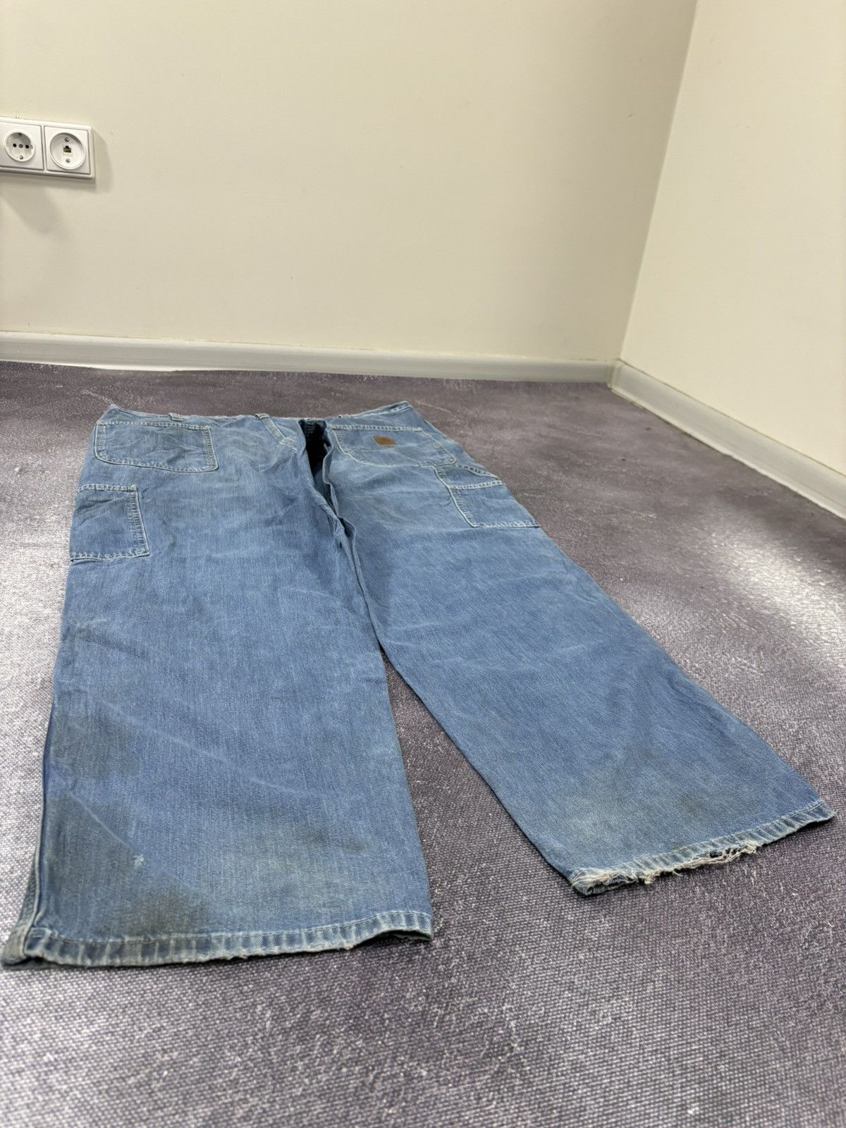 Carhartt Vintage Carhartt Blue USA Denim Dungaree Fit Baggy Jeans Size US 40 / EU 56 - 4 Thumbnail