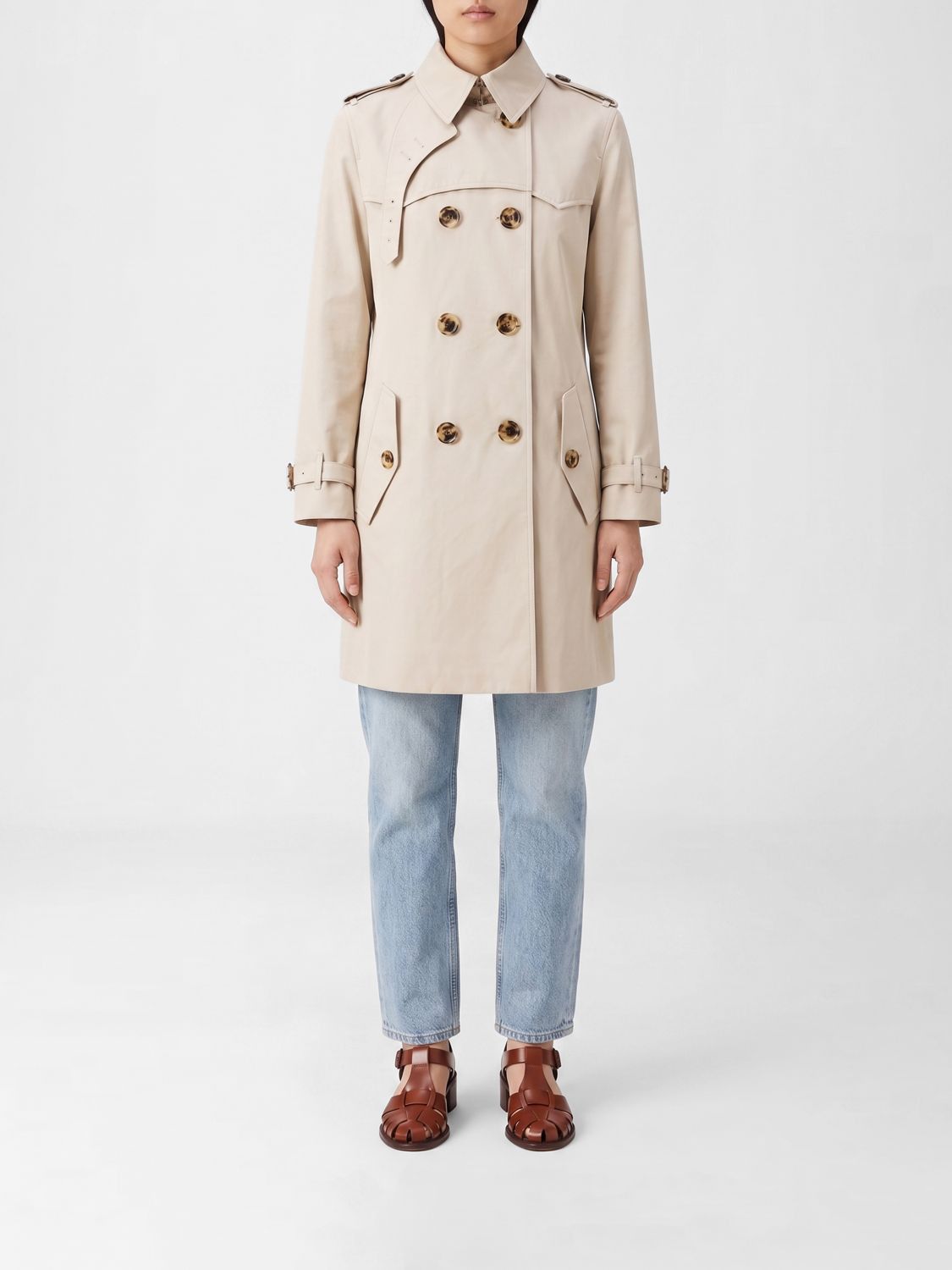 Burberry Burberry Jacket Woman Beige Size XS / US 0-2 / IT 36-38 - 1 Thumbnail