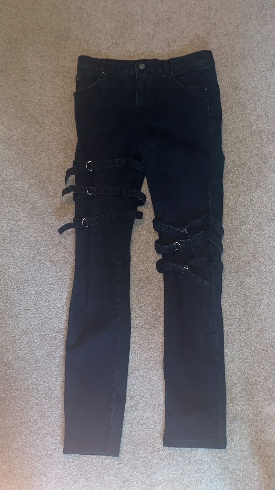 Japanese Brand japanese brand bondage skinny pants Size US 30 / EU 46 - 1 Thumbnail