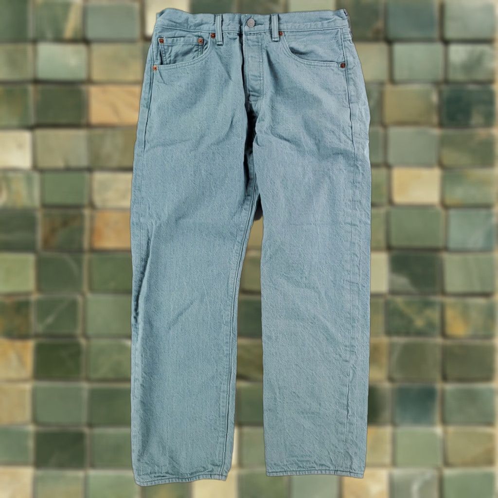 Levi's NEW LEVIS 501 UNWASHED WHITE OAK CONE MILLS SUPPER NEPPY