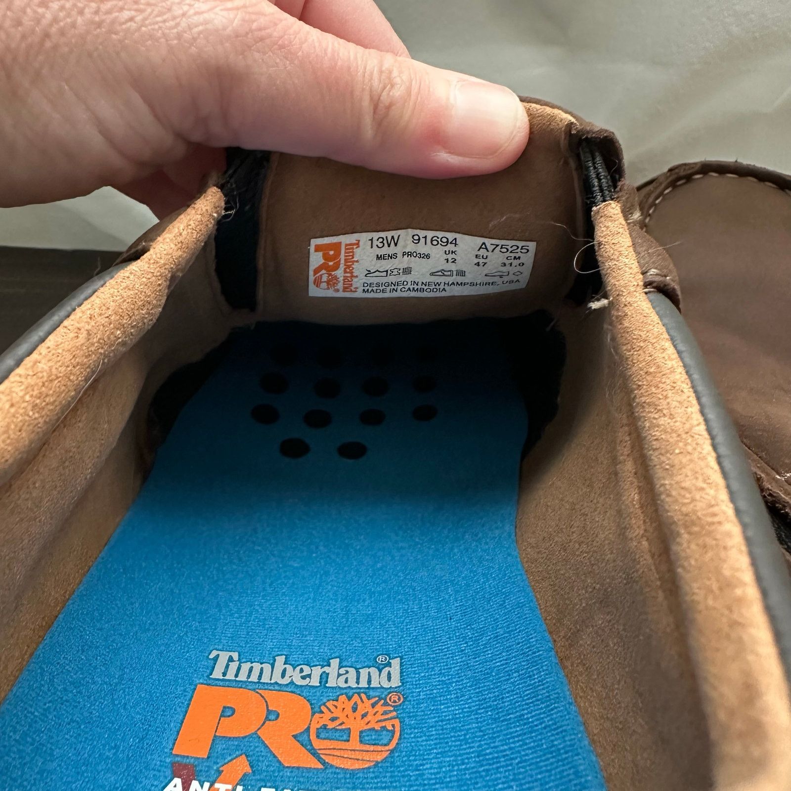 Timberland Timberland PRO Branston ESD Steel toe Brown Men's 13 W Wide Size US 13 / EU 46 - 8 Thumbnail