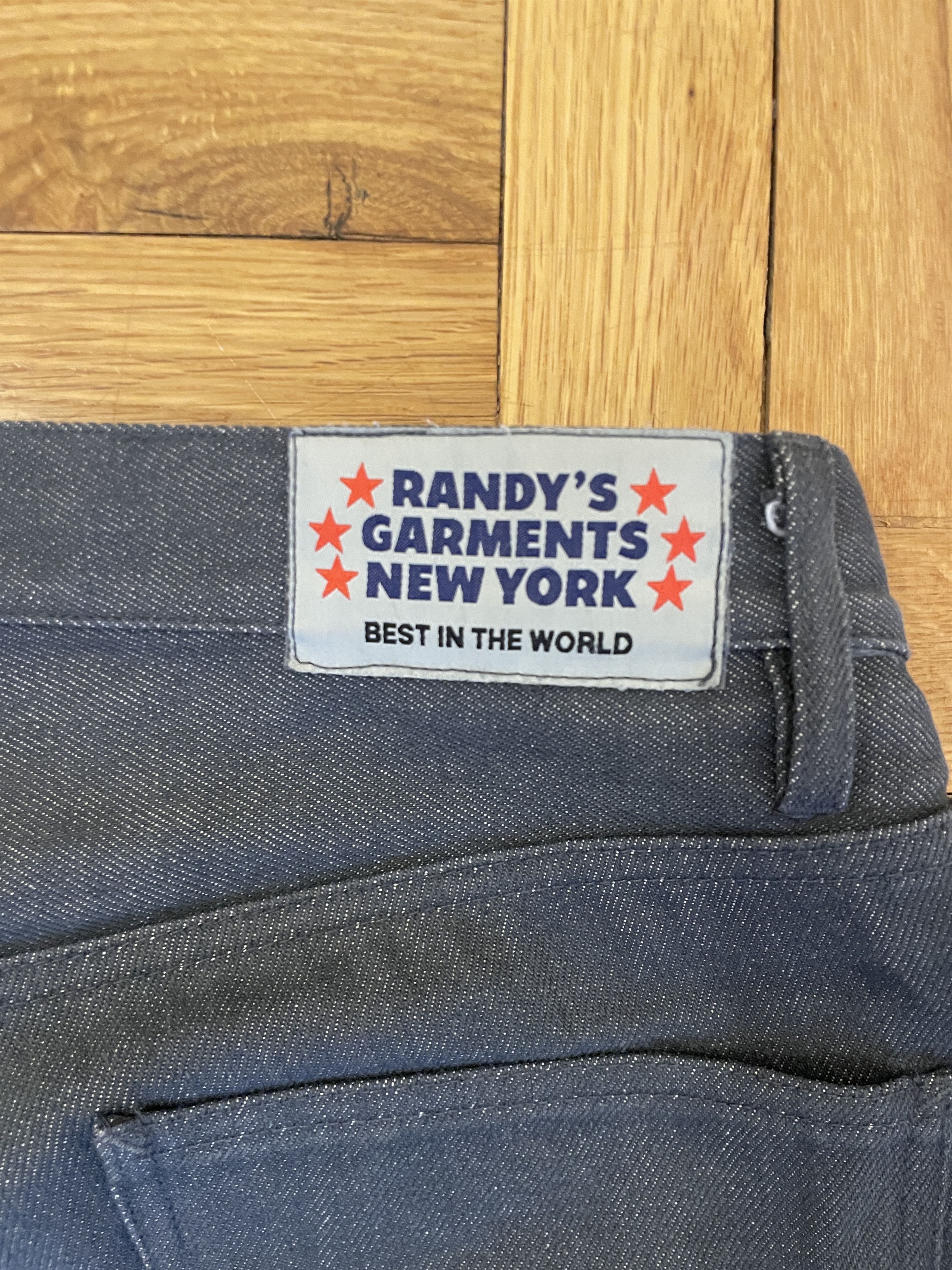 Randy's Garments Washed 13.5oz Charcoal Cone Denim 7-Pocket Jean Size US 30 / EU 46 - 5 Thumbnail