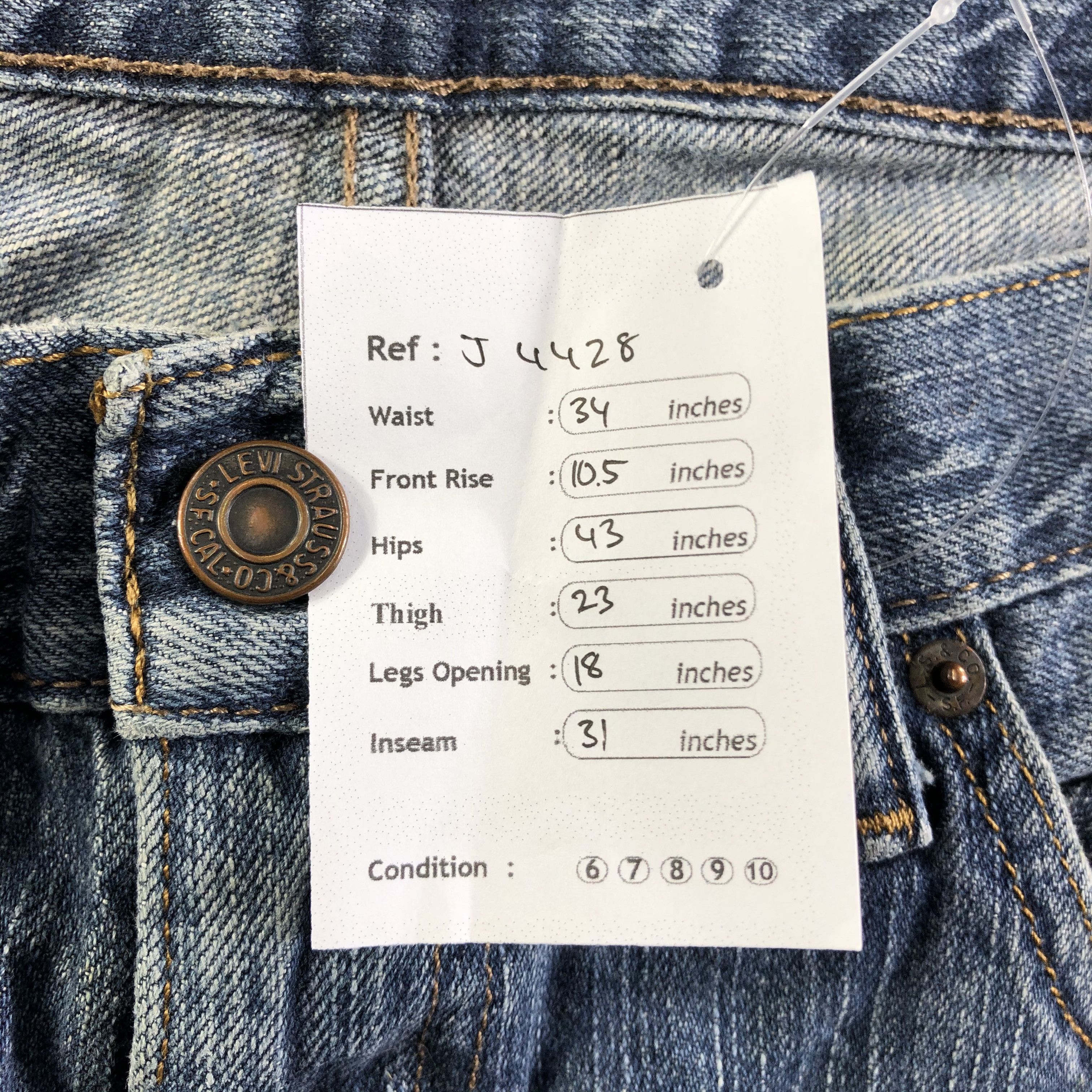 Levi's Vintage Levis 527 Flare Jeans-J4428 Size US 34 / EU 50 - 10 Thumbnail
