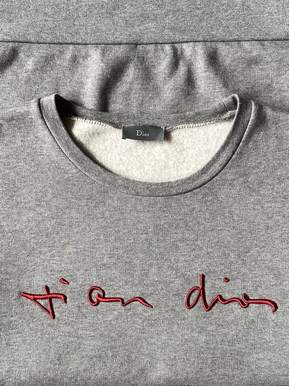 Dior 2013 Dior Homme by Kris Van Assche Sweatshirt Logo Size US L / EU 52-54 / 3 - 2 Thumbnail