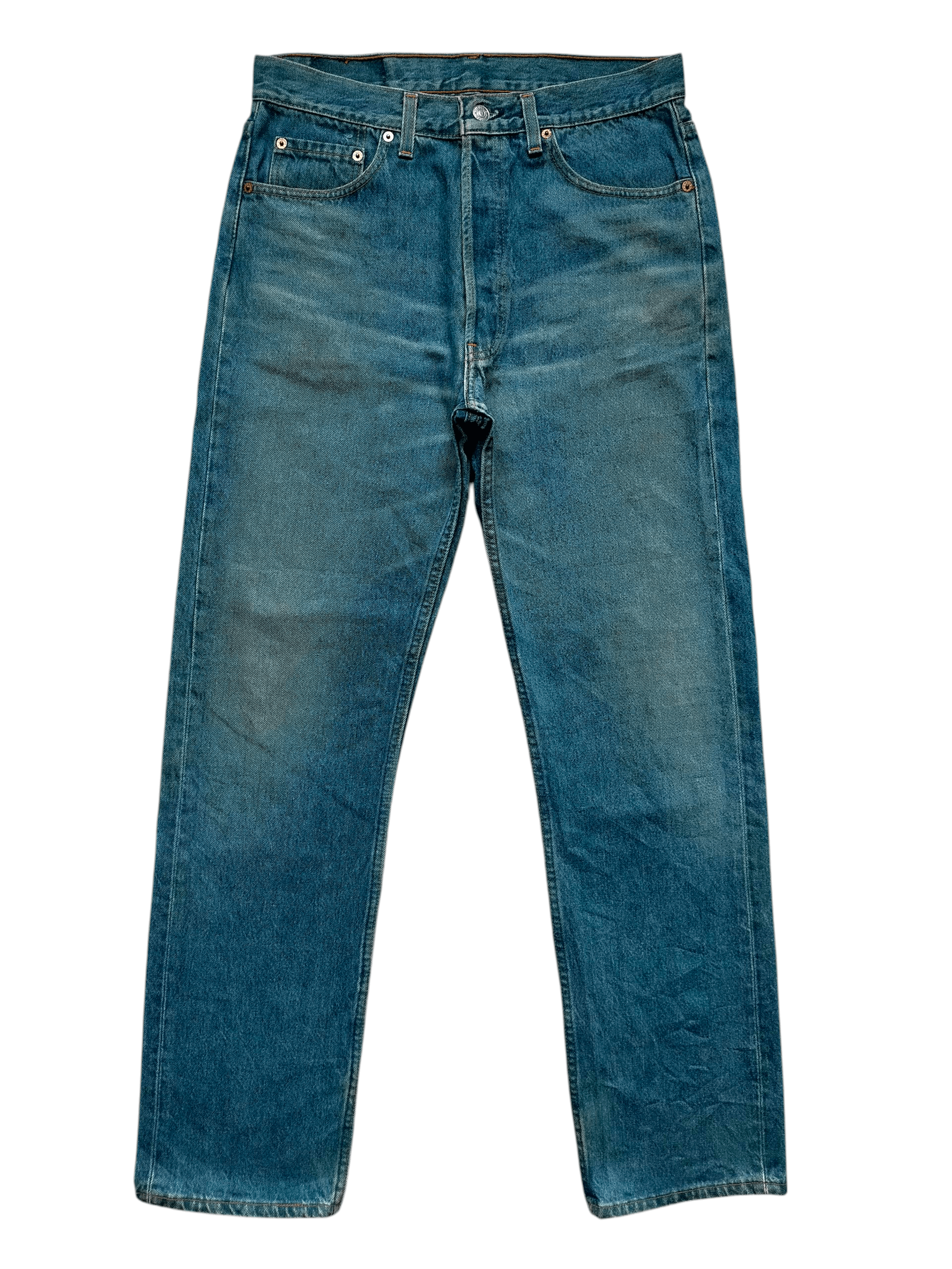 Levi's Vtg Levis 501 Made in usa Blue Denim Jeans Size US 32 / EU 48 - 3 Thumbnail