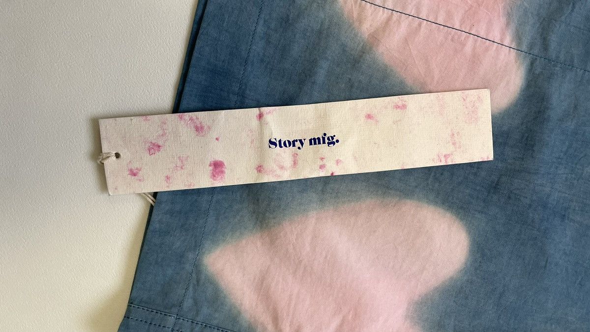 Story Mfg. ‘Heart Clamp’ Blue/Pink Tie Dye Shirt Size US M / EU 48-50 / 2 - 8 Thumbnail