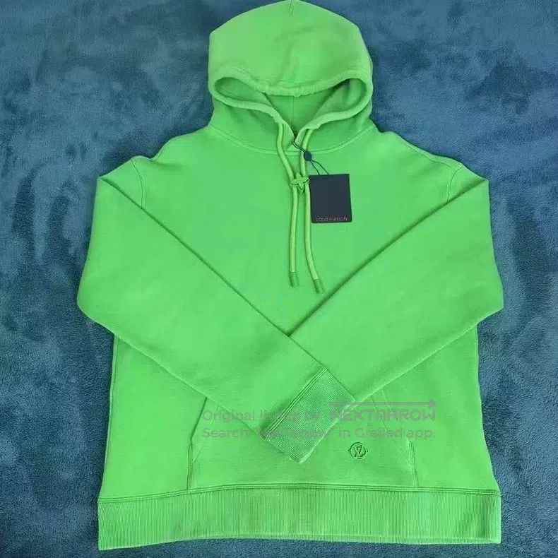 Louis Vuitton Louis Vuitton FW23 solid logo hooded long sleeve sweatshir Size US XL / EU 56 / 4 - 1 Thumbnail