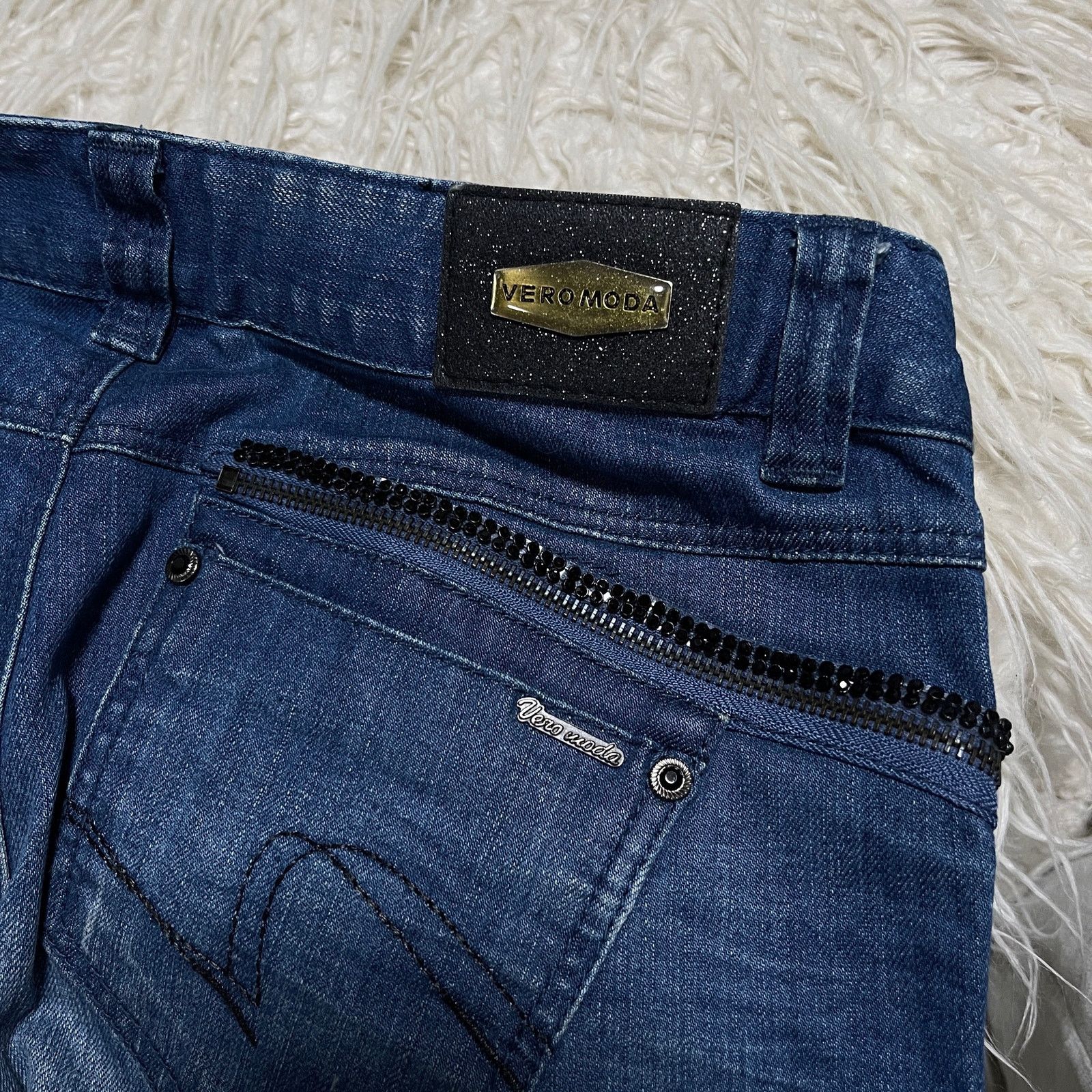 Hysteric Glamour × Japanese Brand × Vintage Vintage Japanese Brand Faded Low-rise Bootcut Denim Jeans Size US 30 / EU 46 - 11 Thumbnail