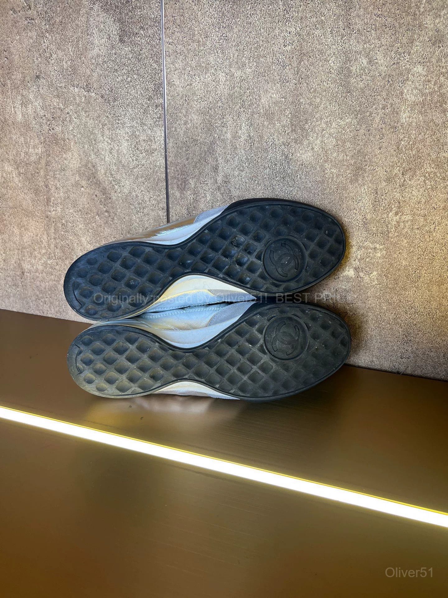 Chanel Chanel Silver Trainer Sneakers BFAJMNO511 Size US 9 / EU 42 - 4 Thumbnail
