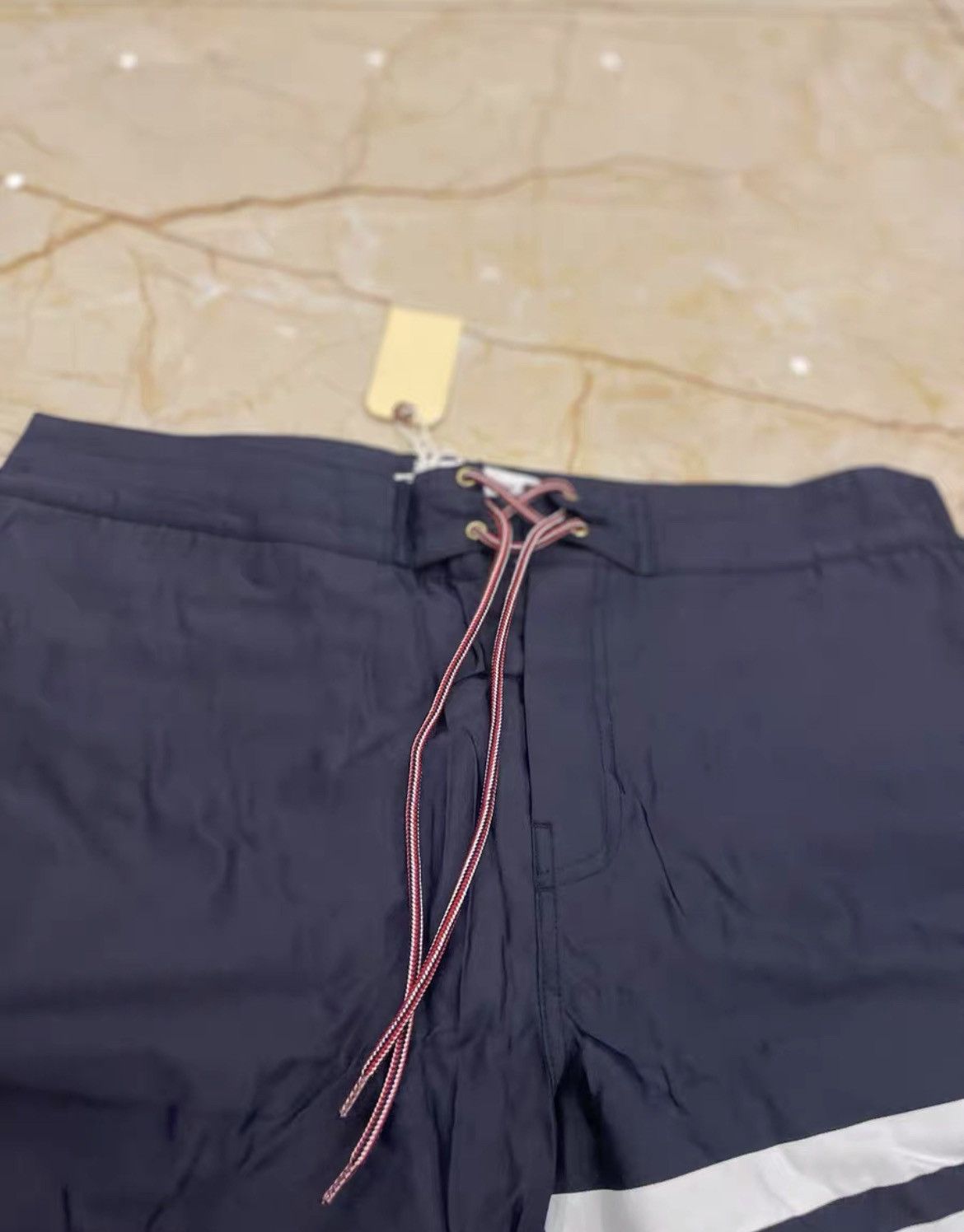 Thom Browne Thom Browne Navy Beach Shorts-dmc Size US 34 / EU 50 - 2 Thumbnail