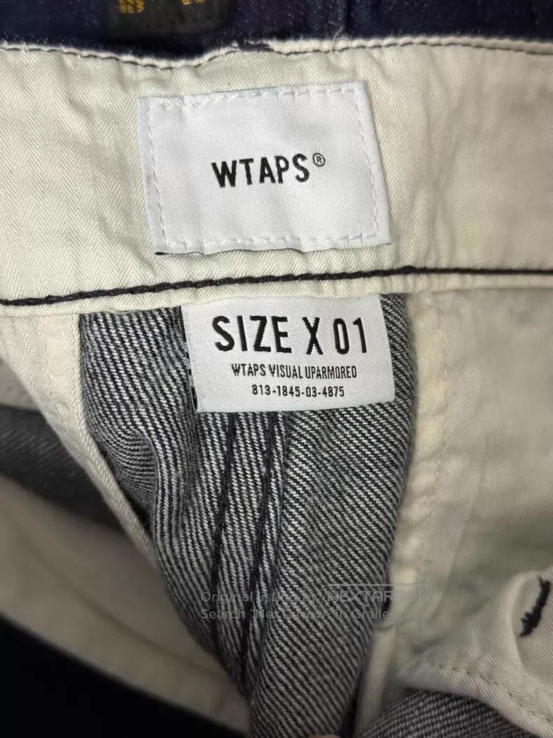 Wtaps Wtaps size 1 Dark Blue Multi-Pocket Cargo Work Denim Army P Size US 29 - 5 Thumbnail