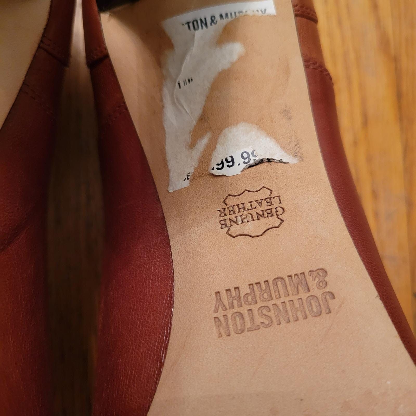 Johnston & Murphy Johnston Murphy 10 Oxford Heels Brown Leather Boho Western Size US 10 / IT 40 - 9 Thumbnail