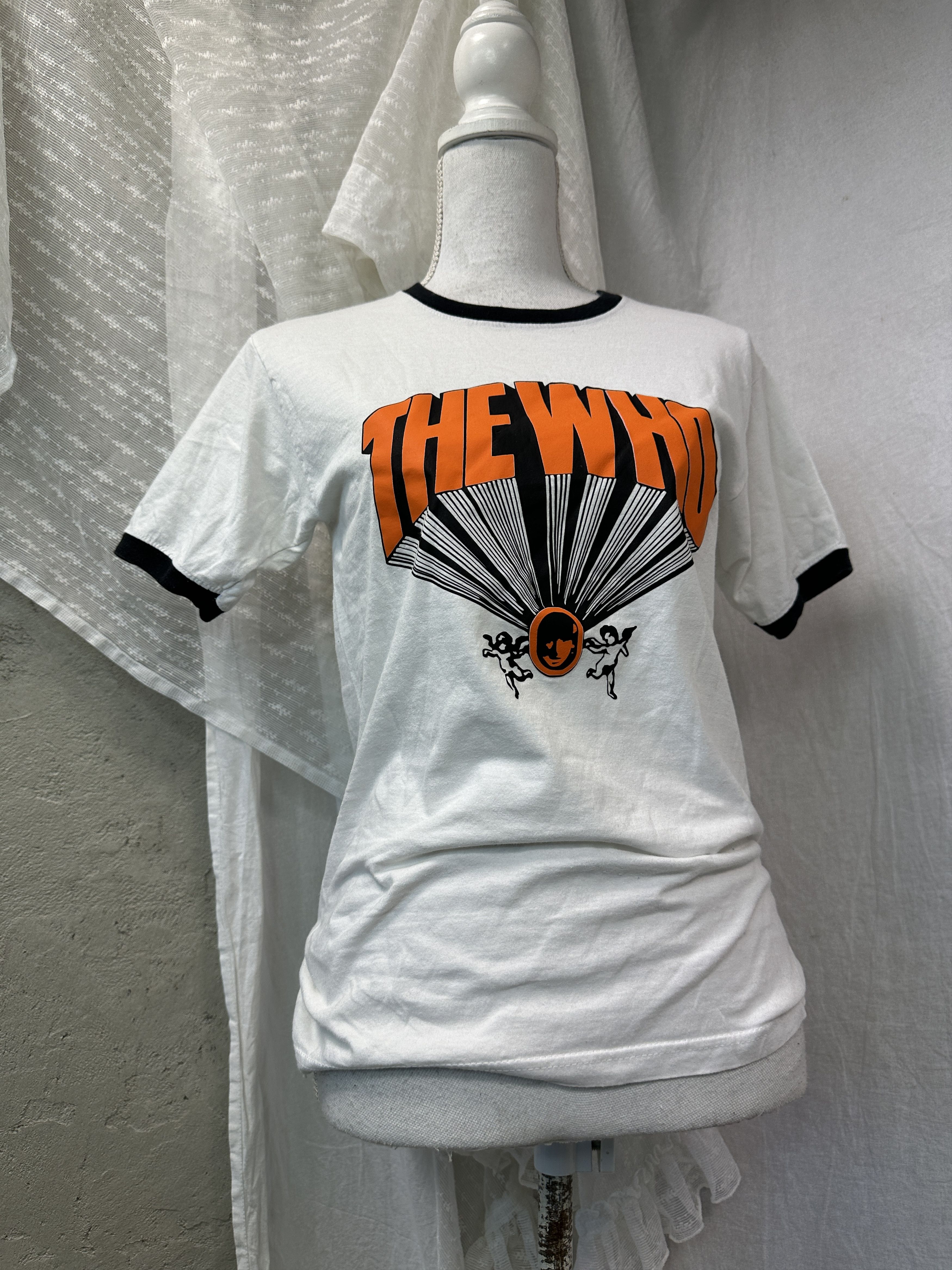 Vintage Vintage The Who Ringer Printed Oversize T-shirt Y2K Size US S / EU 44-46 / 1 - 1 Thumbnail