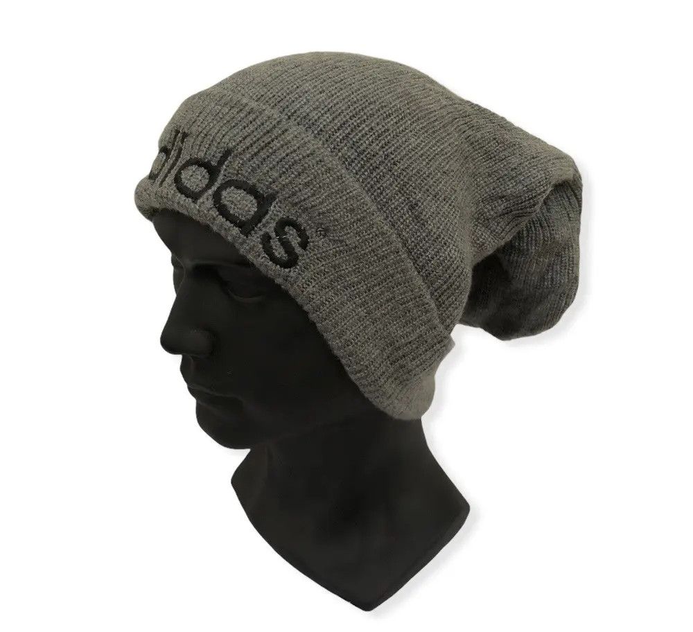 Adidas Vintage Adidas Spell Out beanie Size ONE SIZE - 2 Thumbnail
