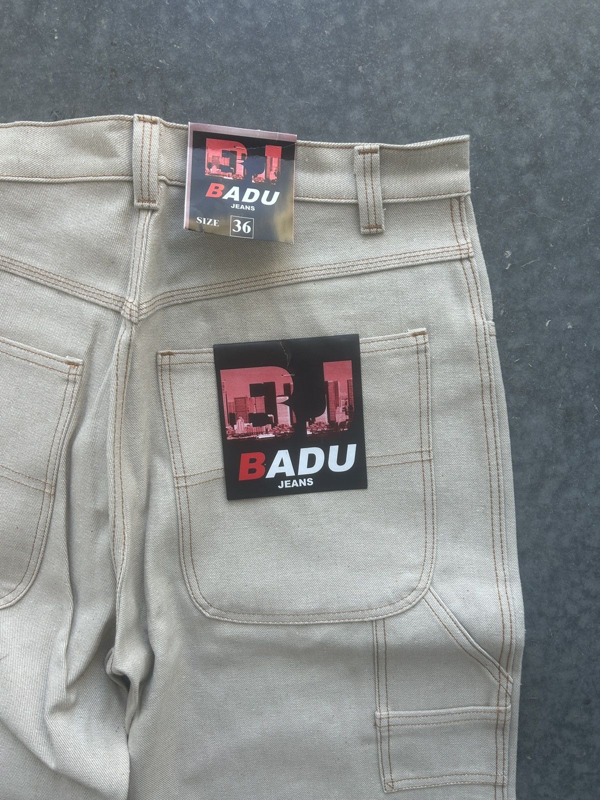 Fubu × Vintage BNWT Vintage Y2K Platinum Fubu Carpenter Pants Baggy Fit Size US 36 / EU 52 - 6 Thumbnail
