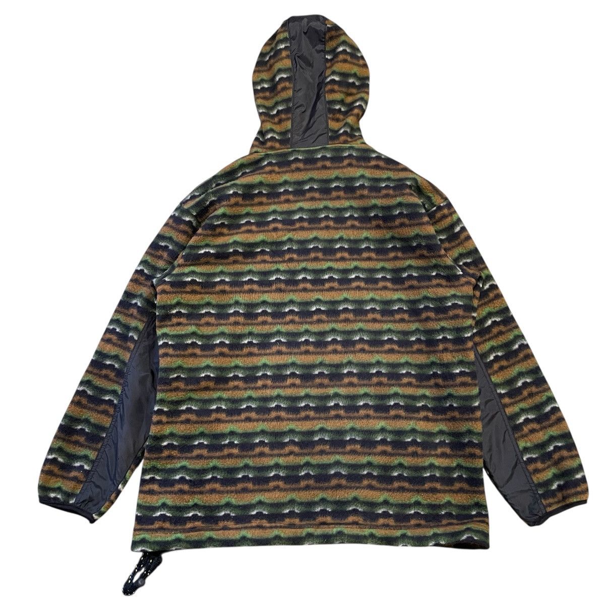Vintage Vtg Willpips Active Style Earth Tone Aztec Stripe Fleece Size US L / EU 52-54 / 3 - 4 Thumbnail