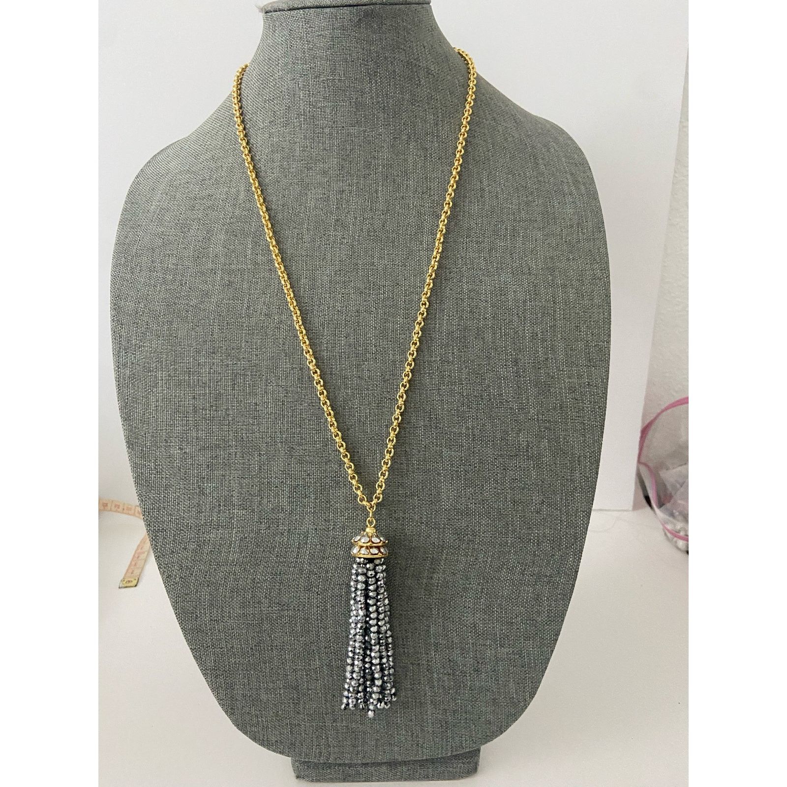 Other glass bead tassel necklace Size ONE SIZE - 1 Thumbnail
