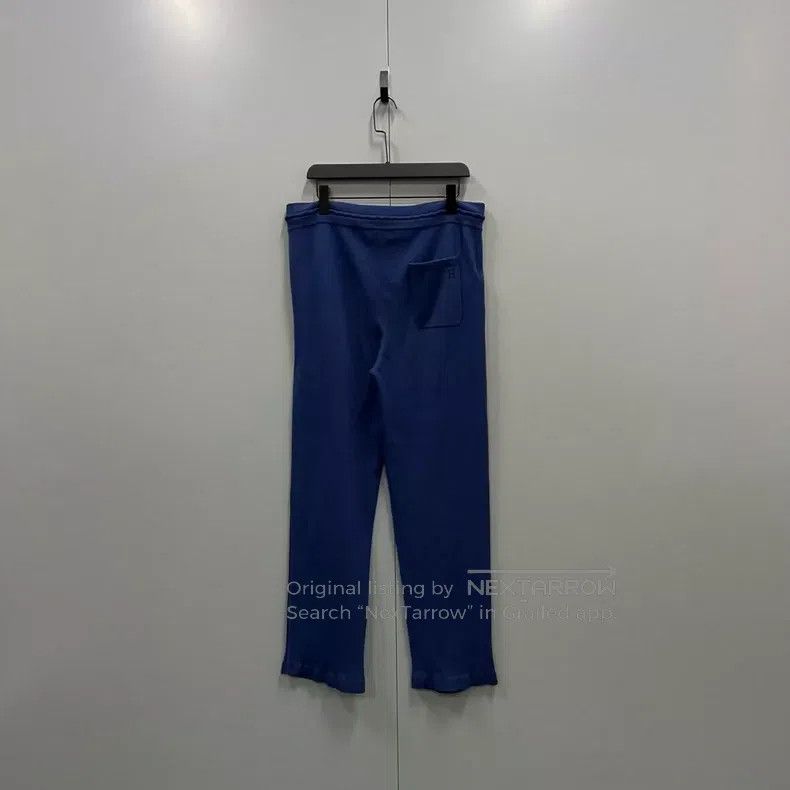 Hermes Hermes size M Blue Wool Knit Long Pants Size 24" / US 00 / IT 34 - 2 Thumbnail