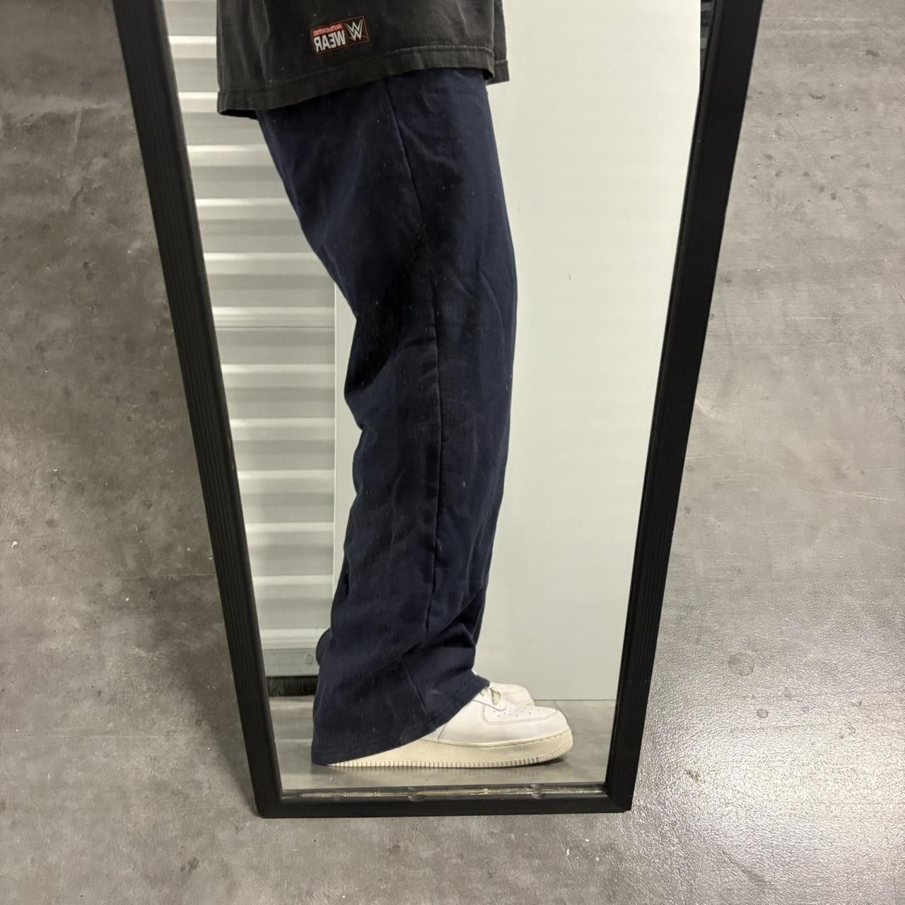 Vintage Crazy Vintage Y2K/2000s Baggy Navy Blue Loungewear Sweatpants! Size US 32 / EU 48 - 1 Thumbnail