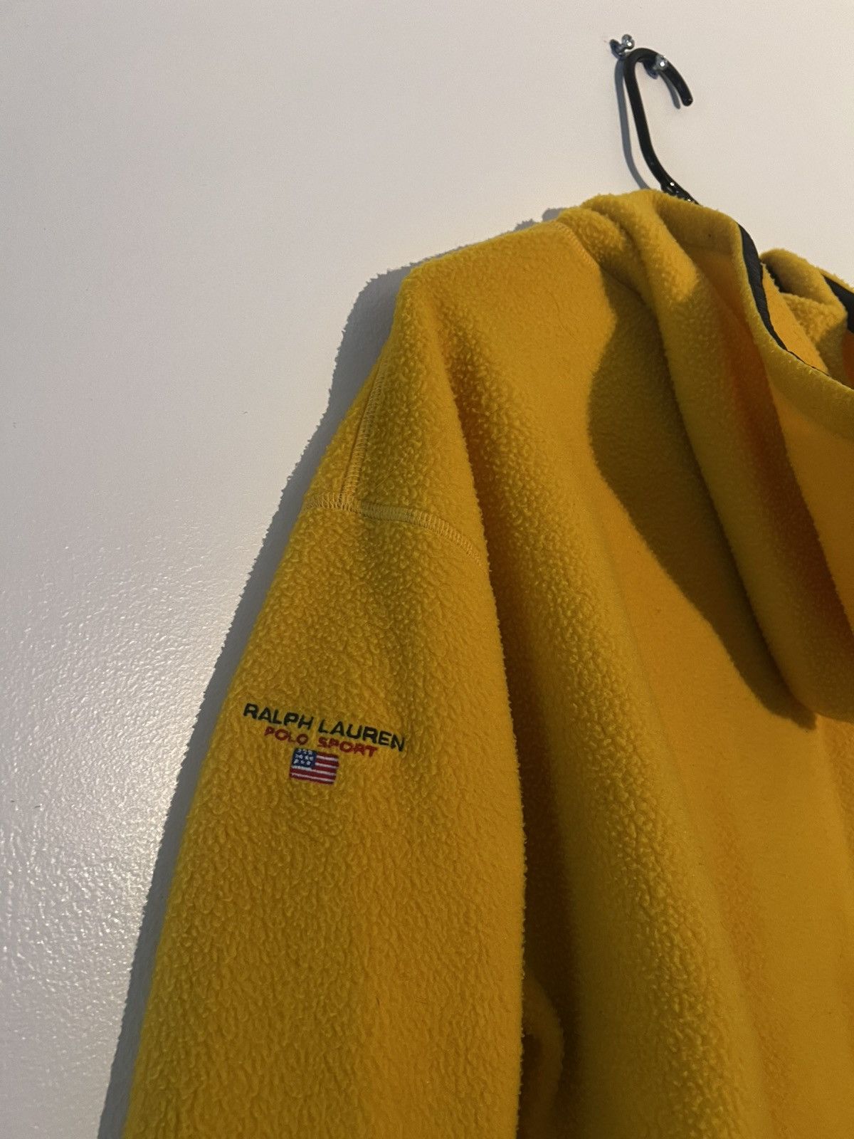 Polo Ralph Lauren Ralph Lauren Polo Sport Yellow Fleece Hoody Size US L / EU 52-54 / 3 - 3 Thumbnail