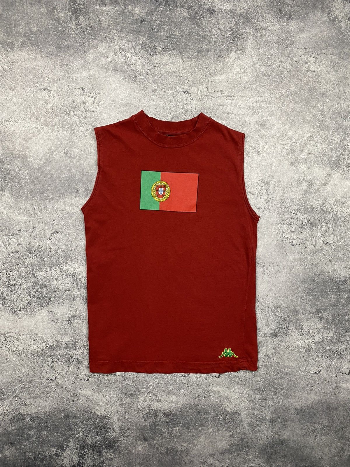 Kappa Vintage Kappa Portugal Tank Top Jersey 90s Rare Size US S / EU 44-46 / 1 - 1 Thumbnail