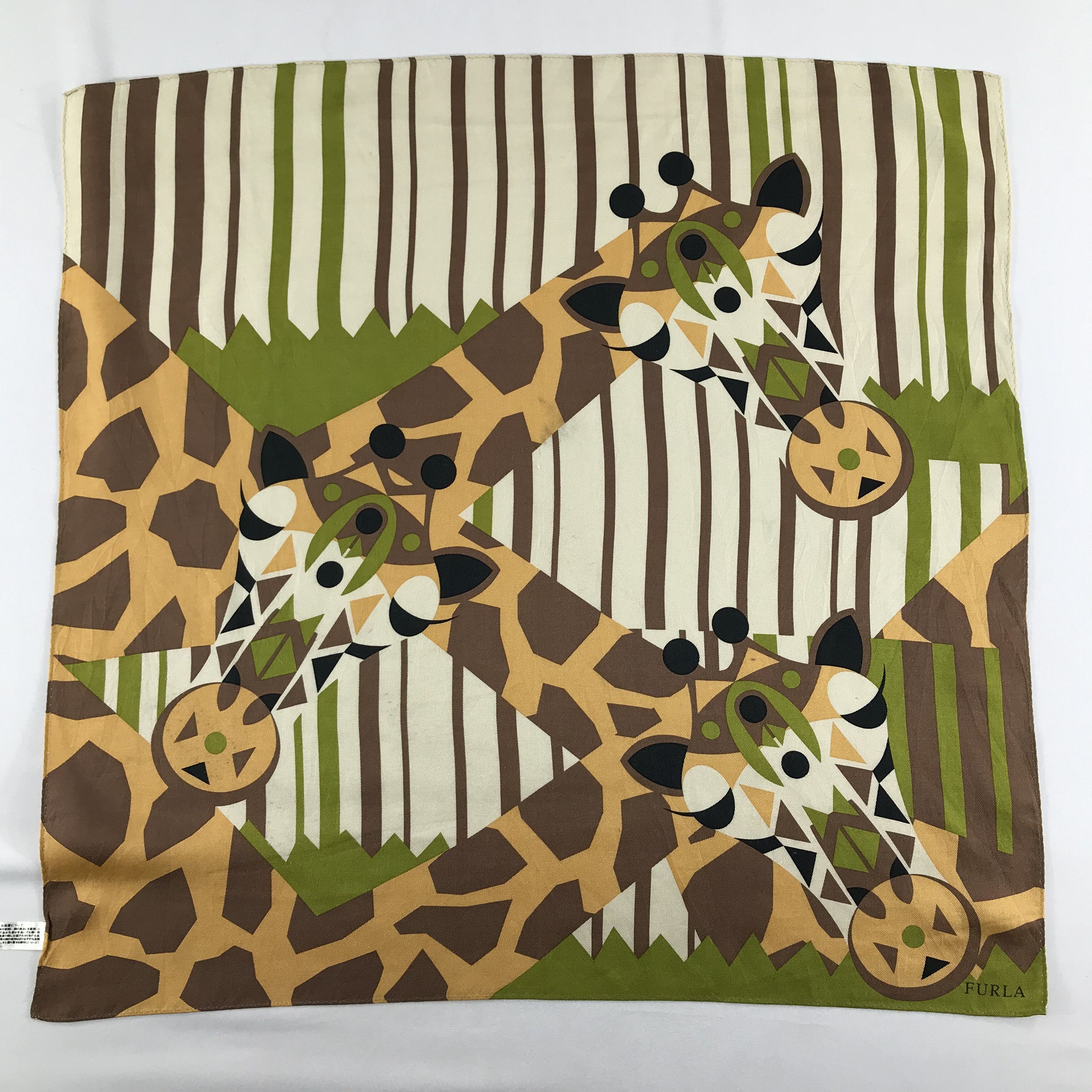 Furla Vintage Furla Silk Scarf Size ONE SIZE - 2 Thumbnail