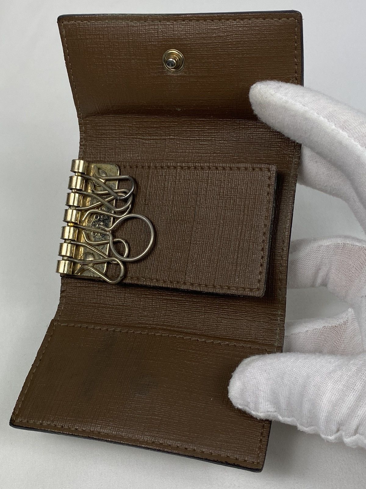 Gucci Gucci GG Monogram Buckle Key Holder Size ONE SIZE - 3 Thumbnail
