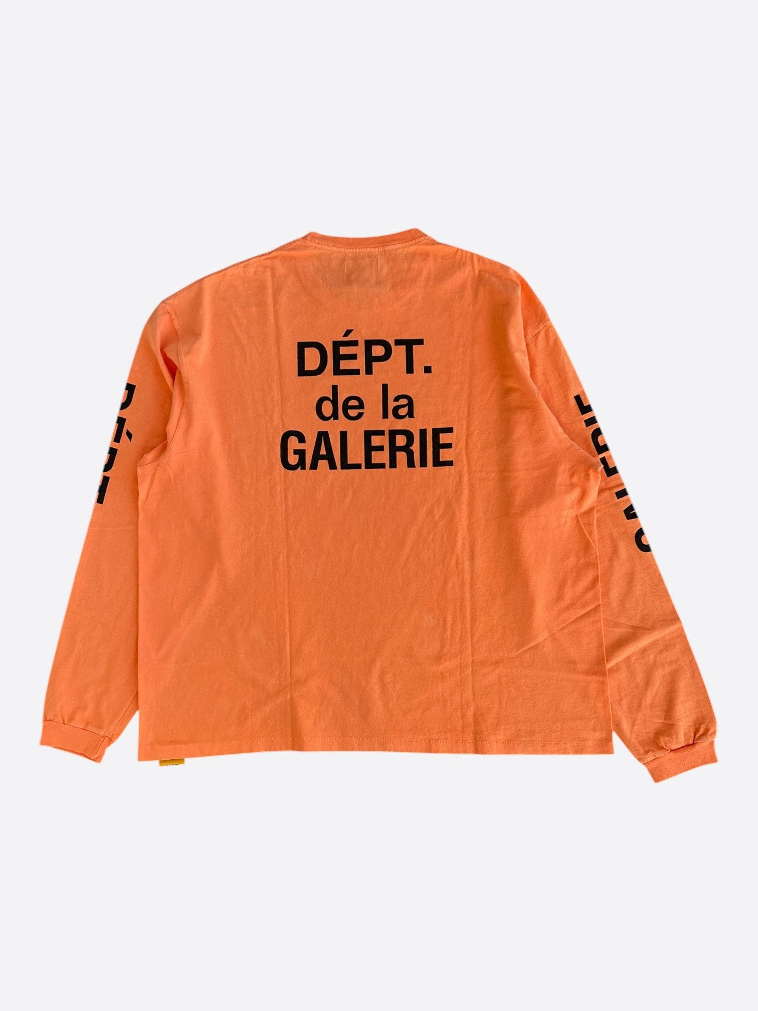 Gallery Dept. Orange & Black French Collector Longsleeve T-Shirt Size US XXL / EU 58 / 5 - 2 Thumbnail