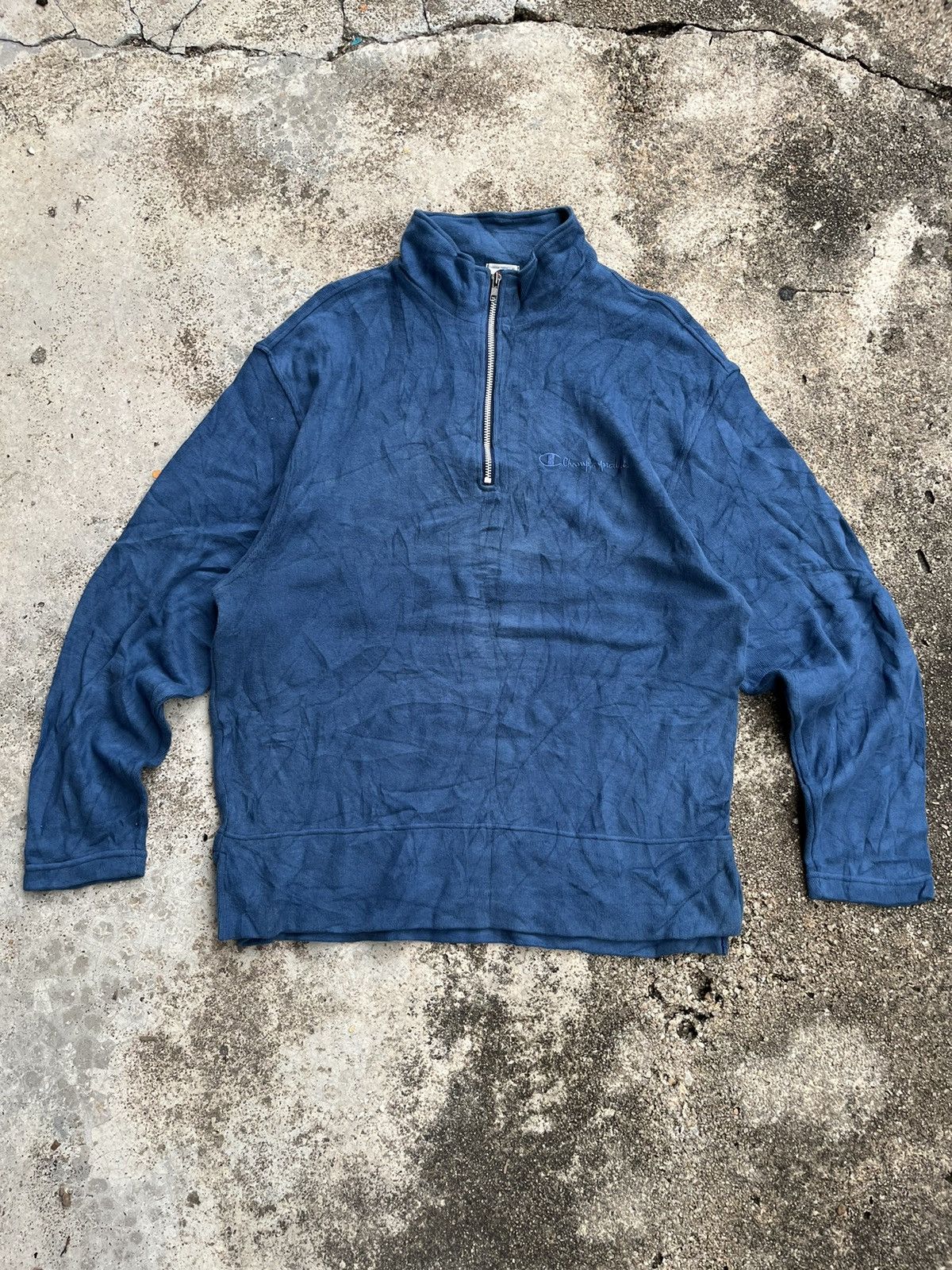 Champion × Vintage 🔥Vintage Champion🔥 Half Zipper Sweetshirts 90s Size US L / EU 52-54 / 3 - 1 Thumbnail