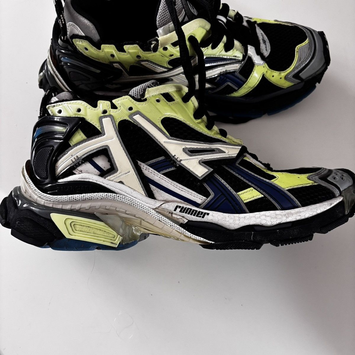 Balenciaga Balenciaga Track Sneaker Yellow Silver US 10 Size US 9 / EU 42 - 4 Thumbnail