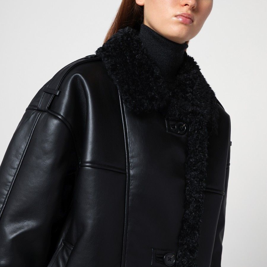 Other o1d2blof1024 Brooklyn Aviator Jacket in Black Size XS / US 0-2 / IT 36-38 - 4 Thumbnail