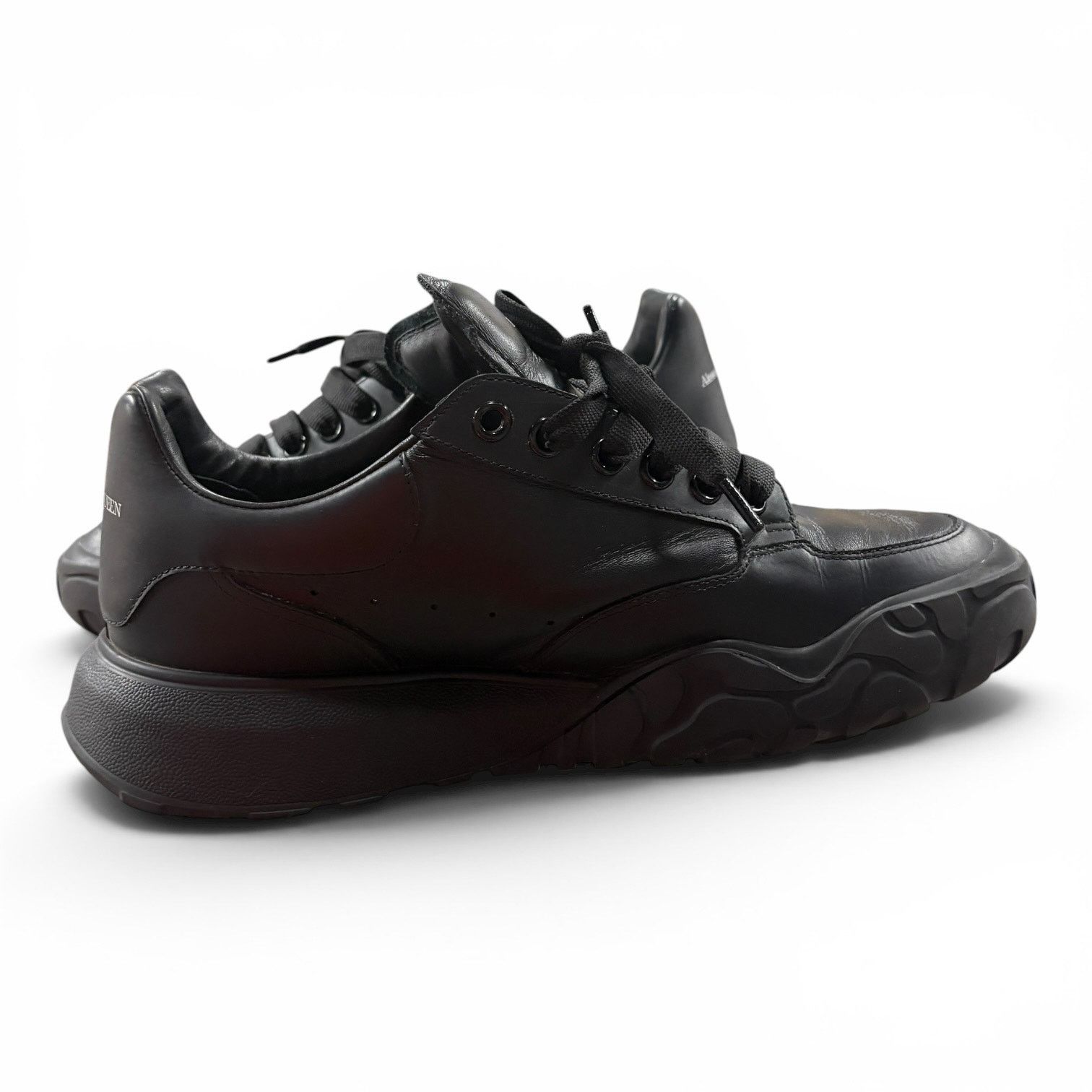 Alexander McQueen Alexander McQueen Court Sneaker Black 10.5M Size US 10.5 / EU 43-44 - 4 Thumbnail